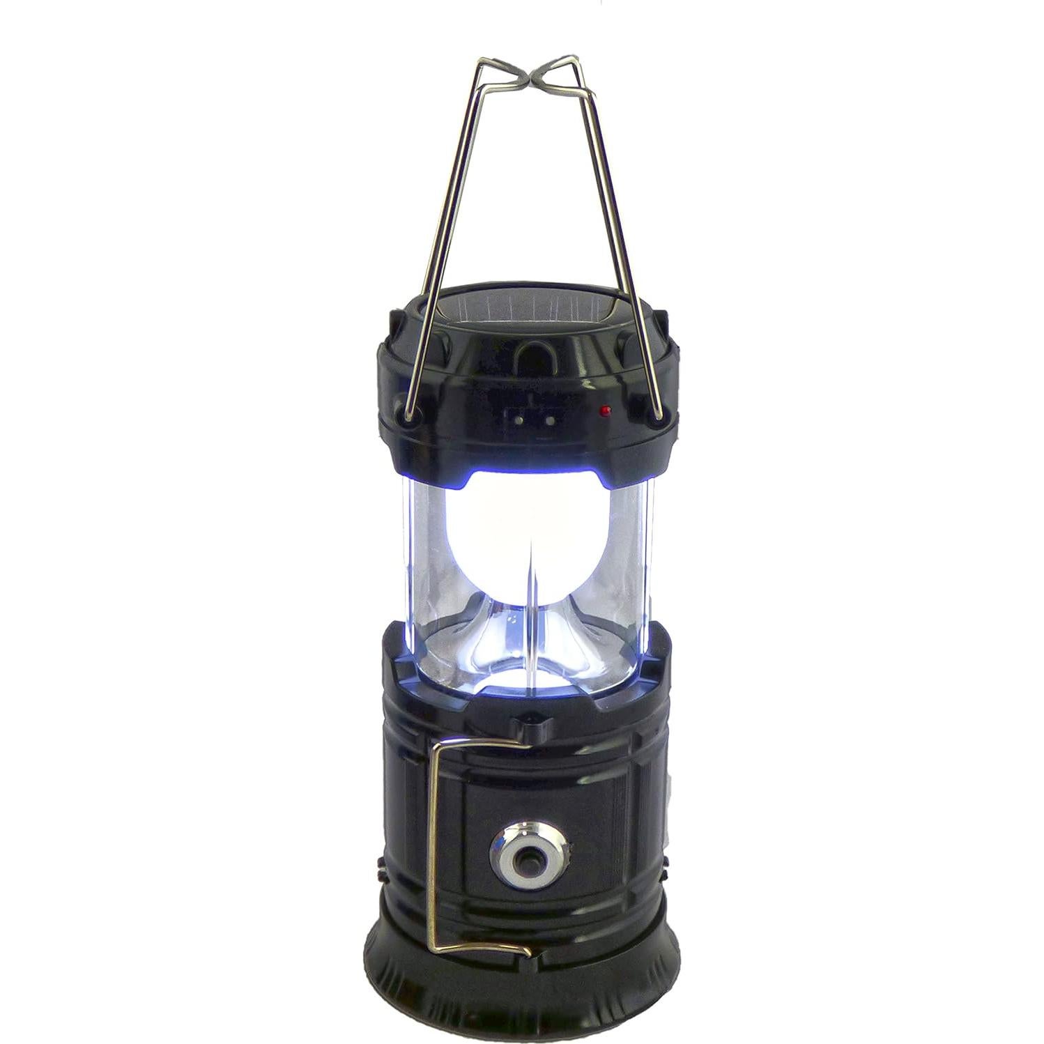 Linterna Táctica Solar LED 6 Bombillas 800mAh Plegable