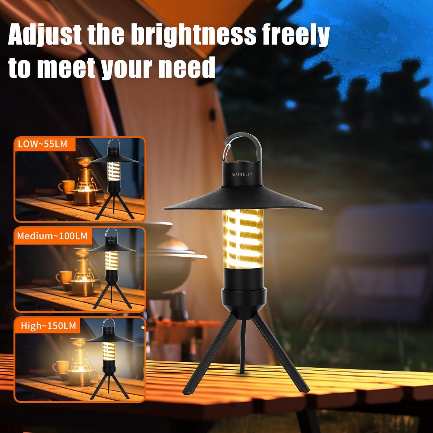 Linterna Camping LED LAFORERY DQ312 2000mAh Impermeable