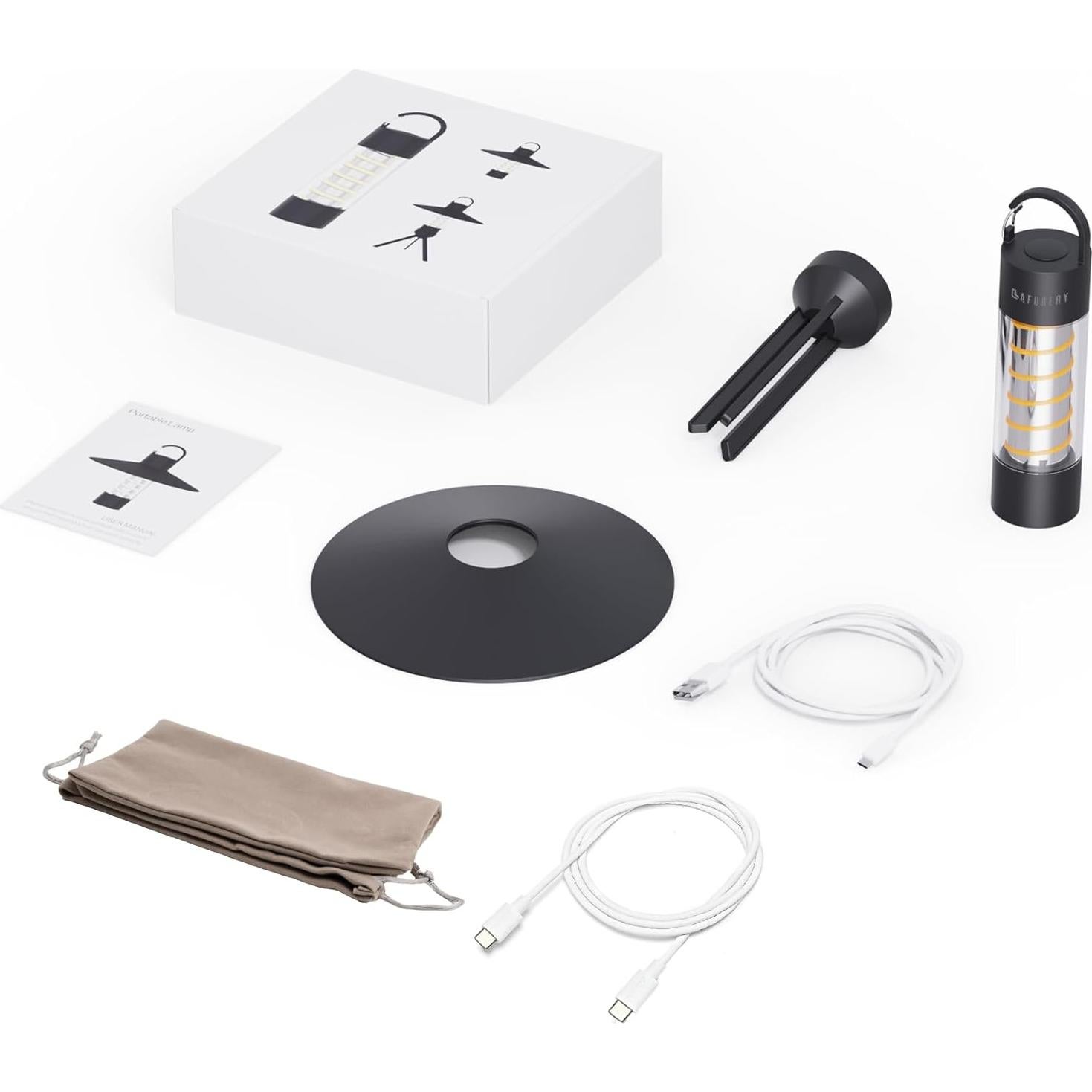 Linterna Camping LED LAFORERY DQ312 2000mAh Impermeable