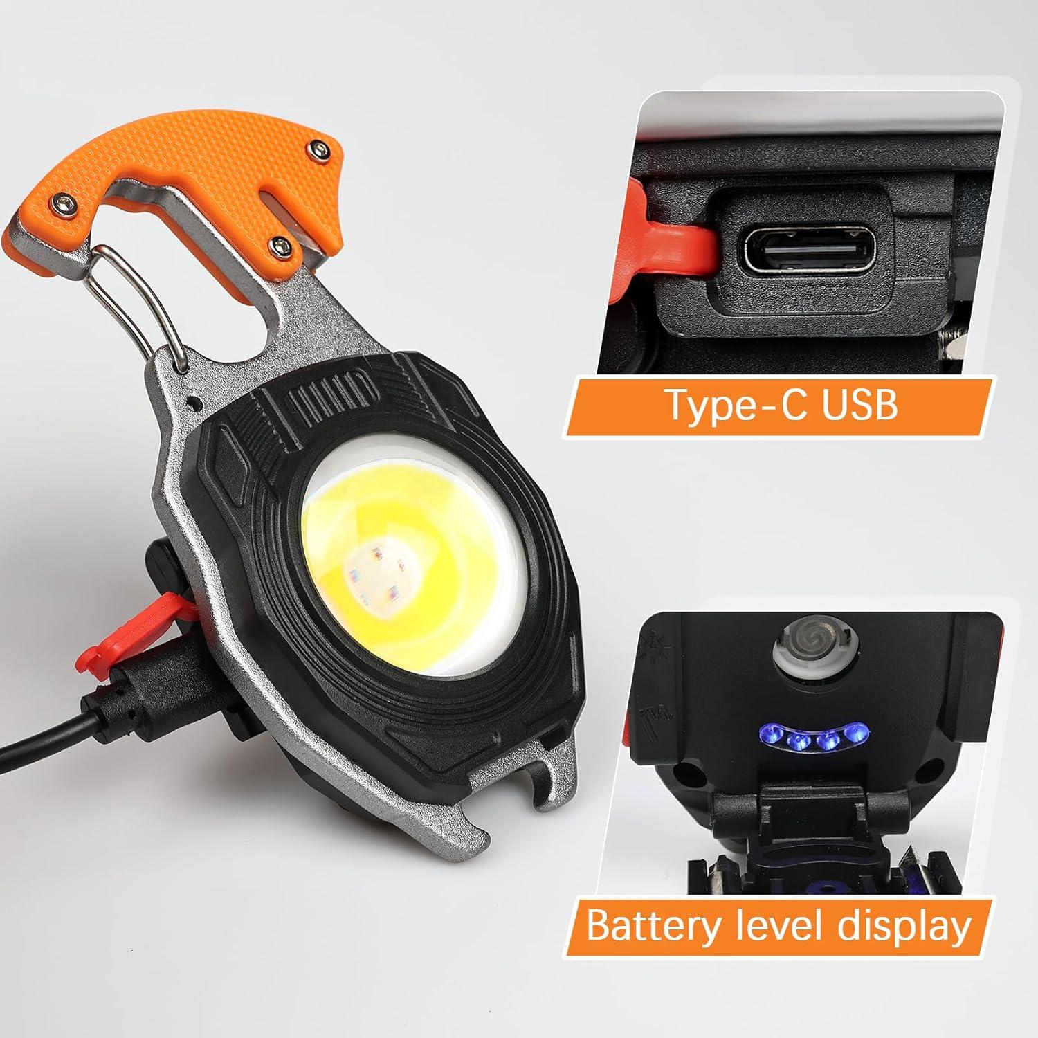 Linterna de Llave MAKDAK W5147 - 2 Modos 1600 Lúmenes