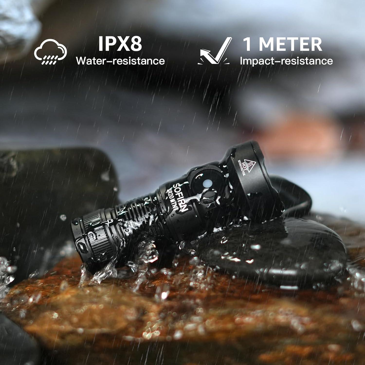 Linterna LED Sofirn SR20 Mini 1200 Lúmenes Recargable