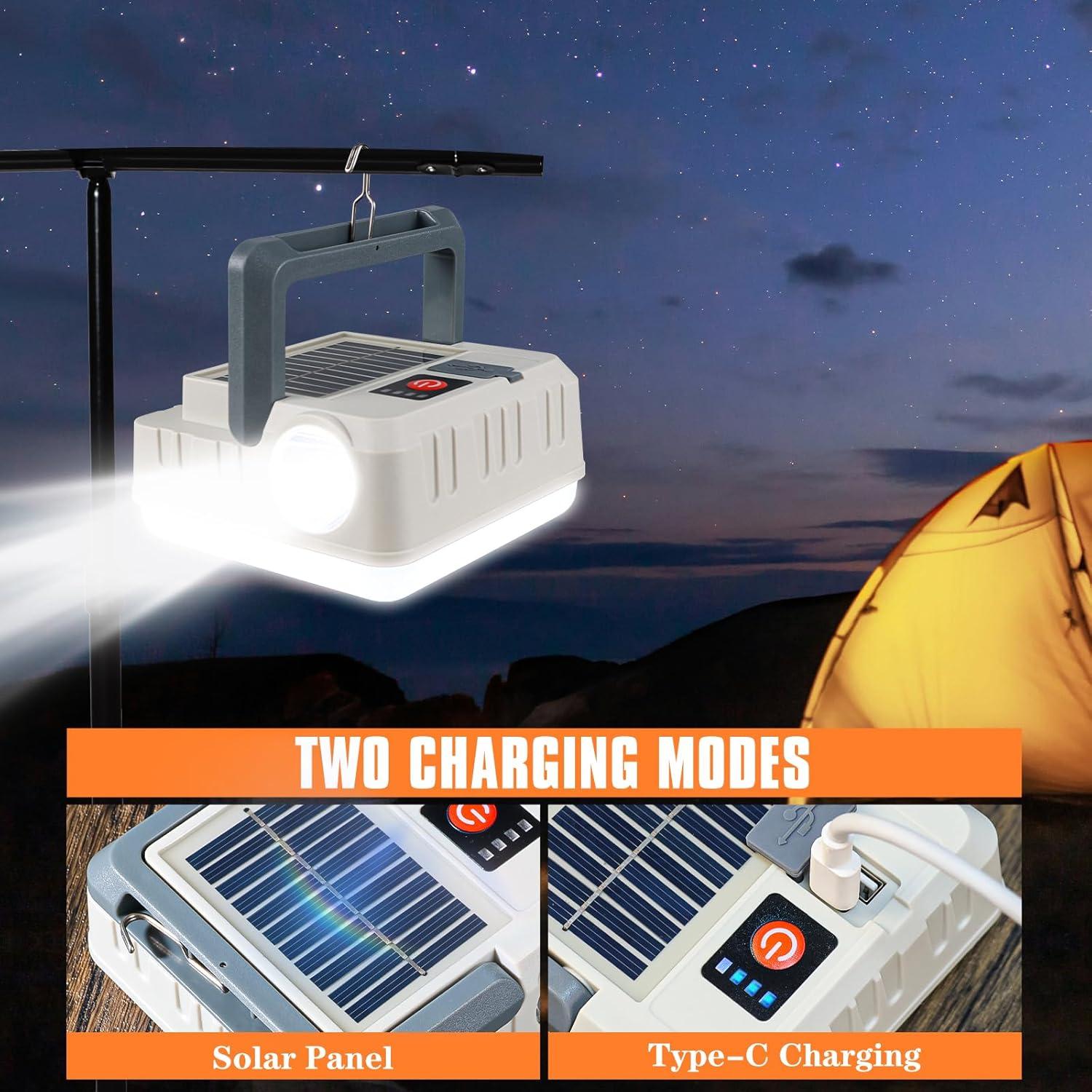 Linterna Solar LaliBuBB ECL-L4 4 Modos Luz LED Camping
