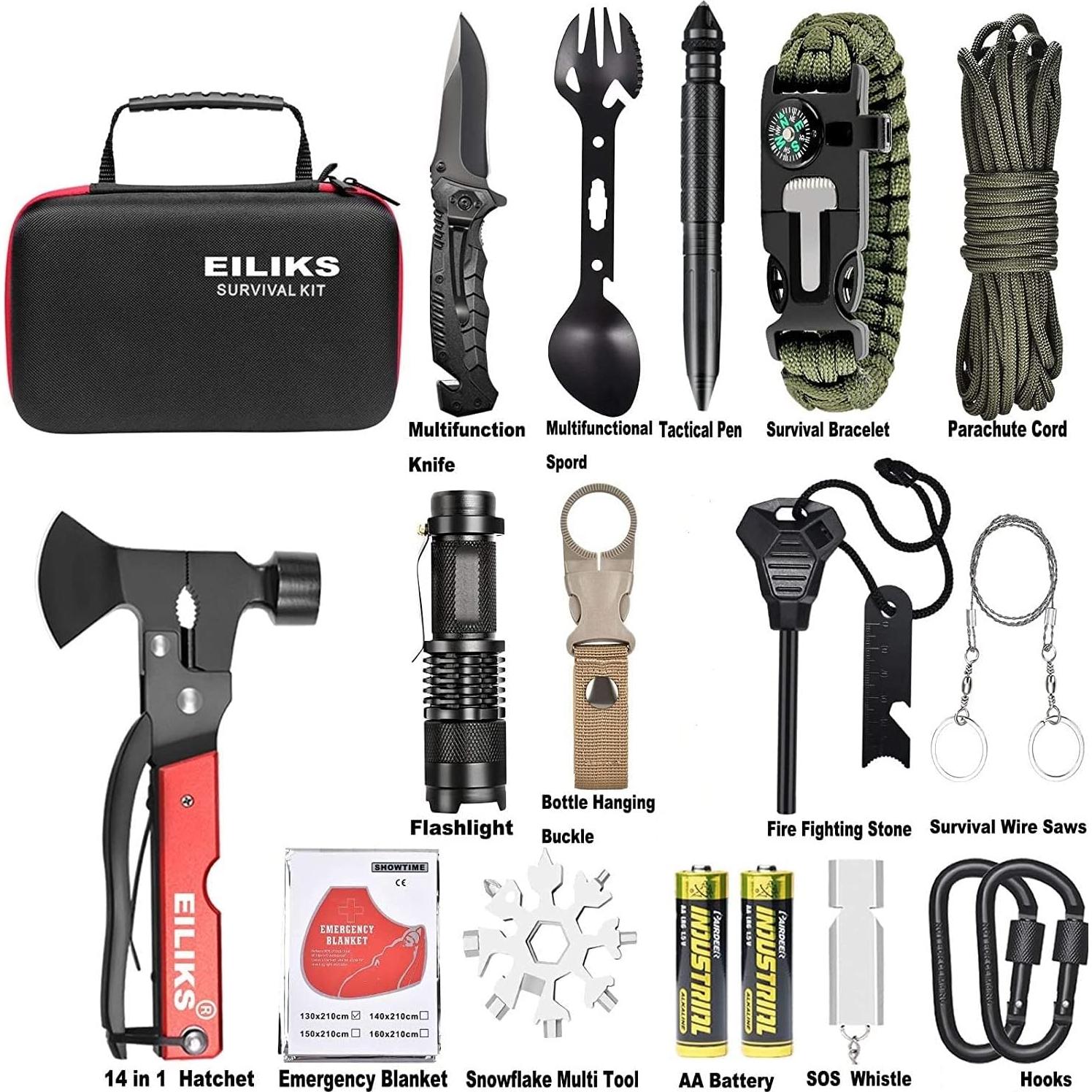 Kit de Supervivencia EILIKS 20 en 1 para Aventuras