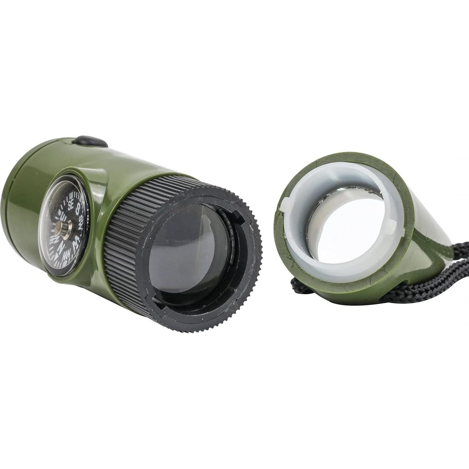 Silbato de Supervivencia ASR Outdoor LED71 7 en 1 Naranja