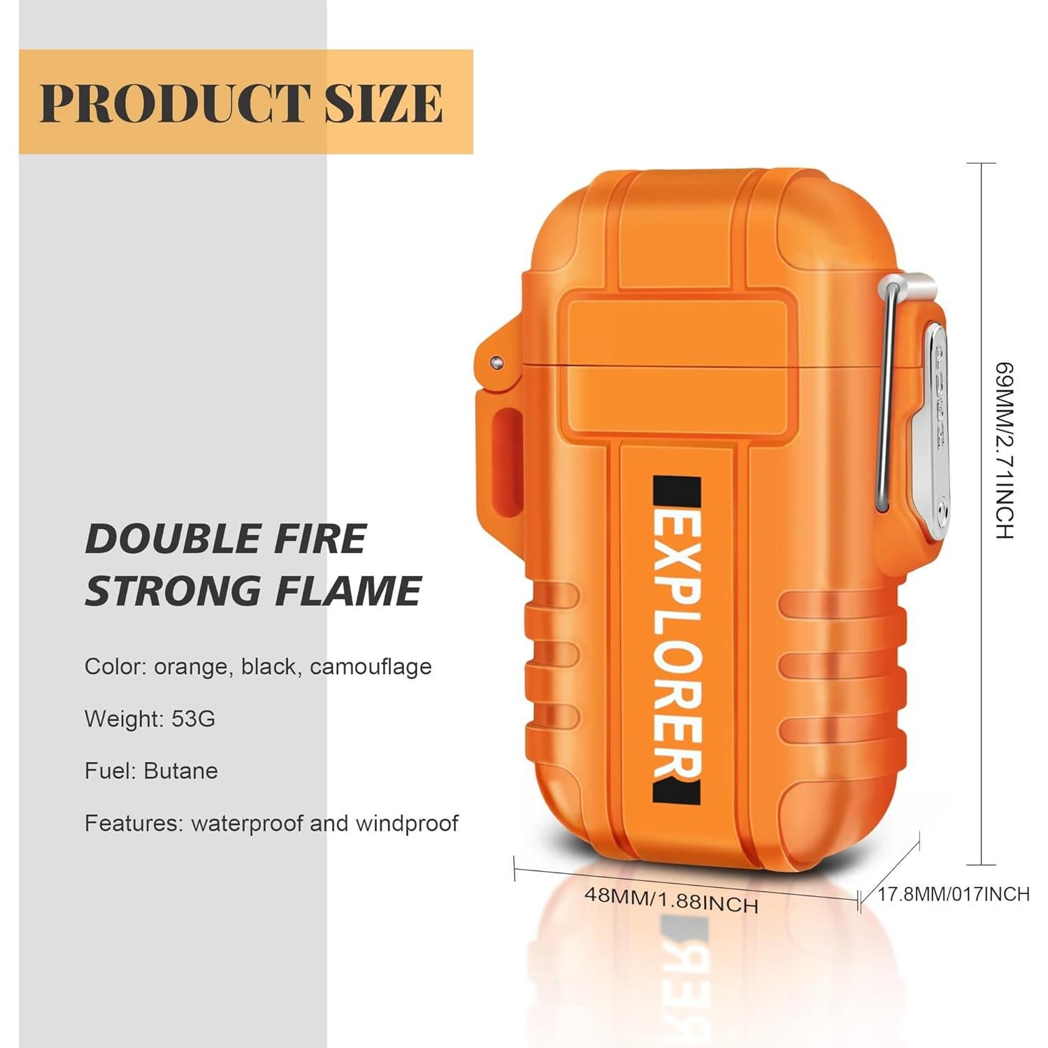 Encendedor de antorcha Samniu doble jet a prueba de viento