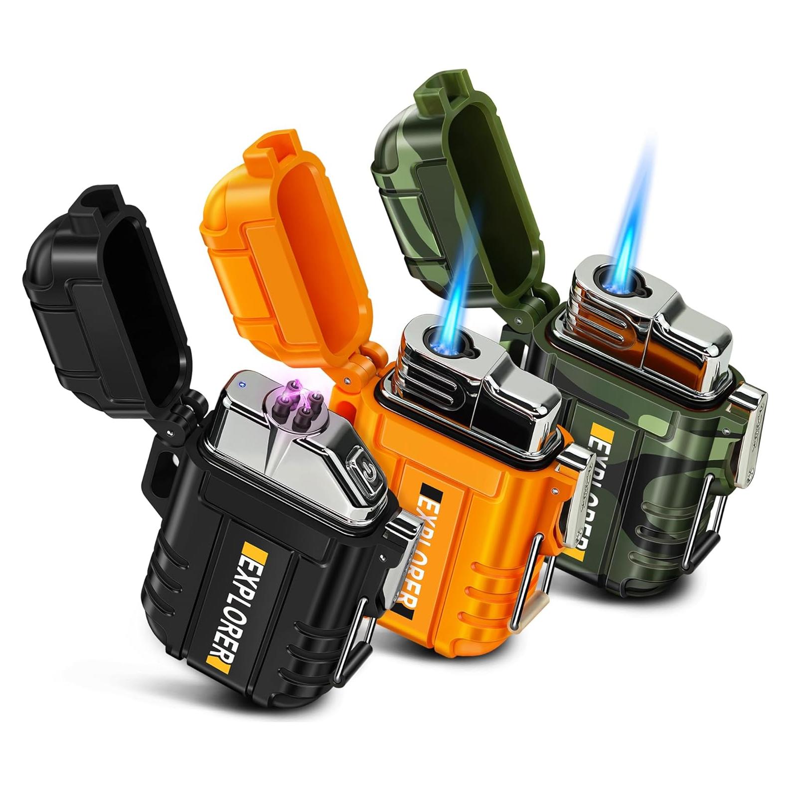 Paquete de 3 Encendedores Eléctricos Lafagiet USB-C Butano