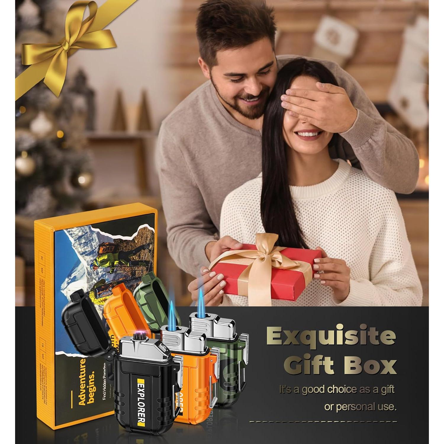 Paquete de 3 Encendedores Eléctricos Lafagiet USB-C Butano