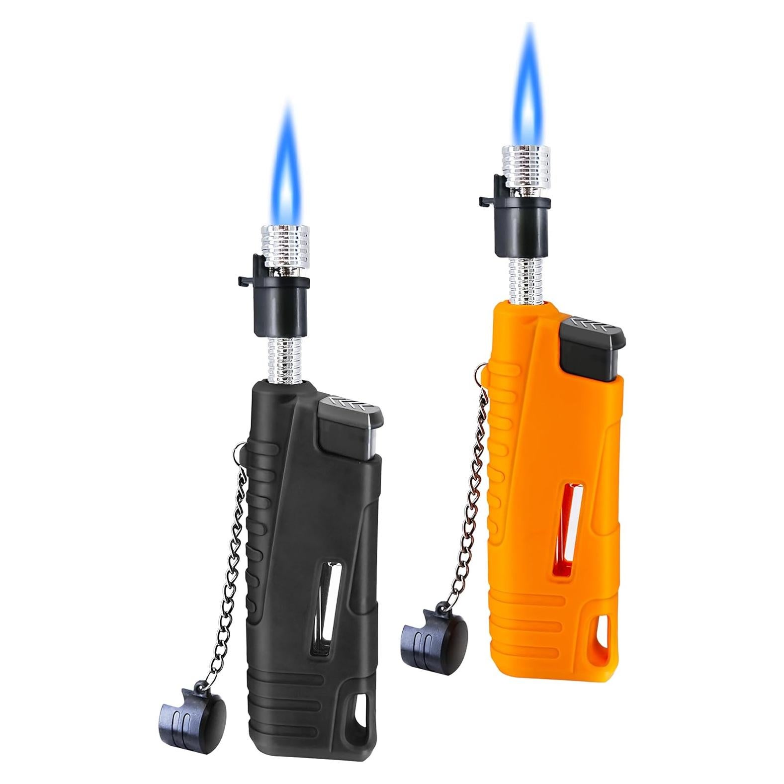 Encendedores de Antorcha Laffizz 2 Piezas Recargables Butano