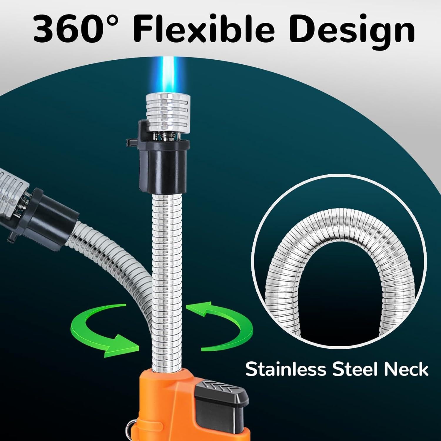 Encendedores de Antorcha Laffizz 2 Piezas Recargables Butano