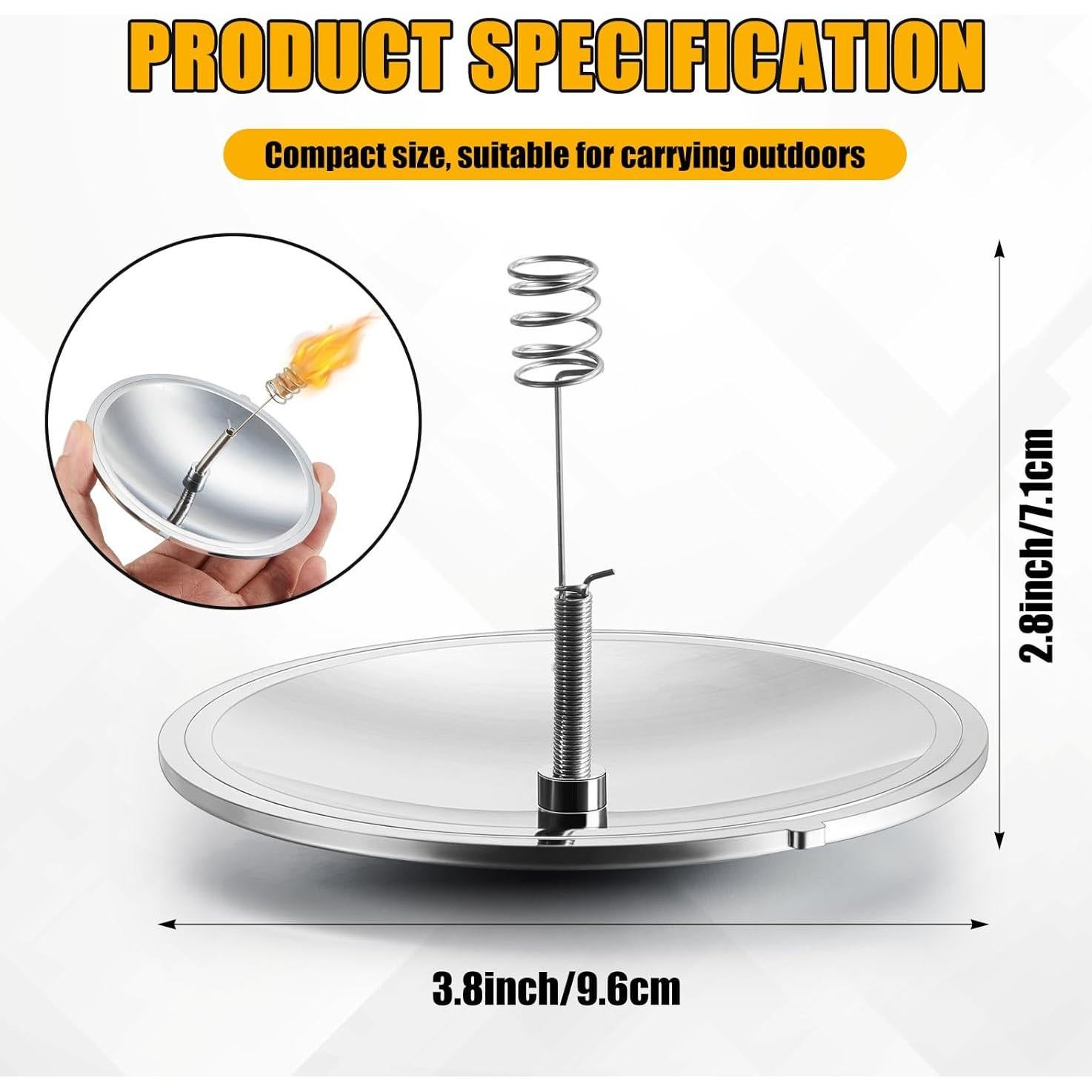 Encendedores Solares de Fuego Maitys - 2 Pcs Herramienta Camping