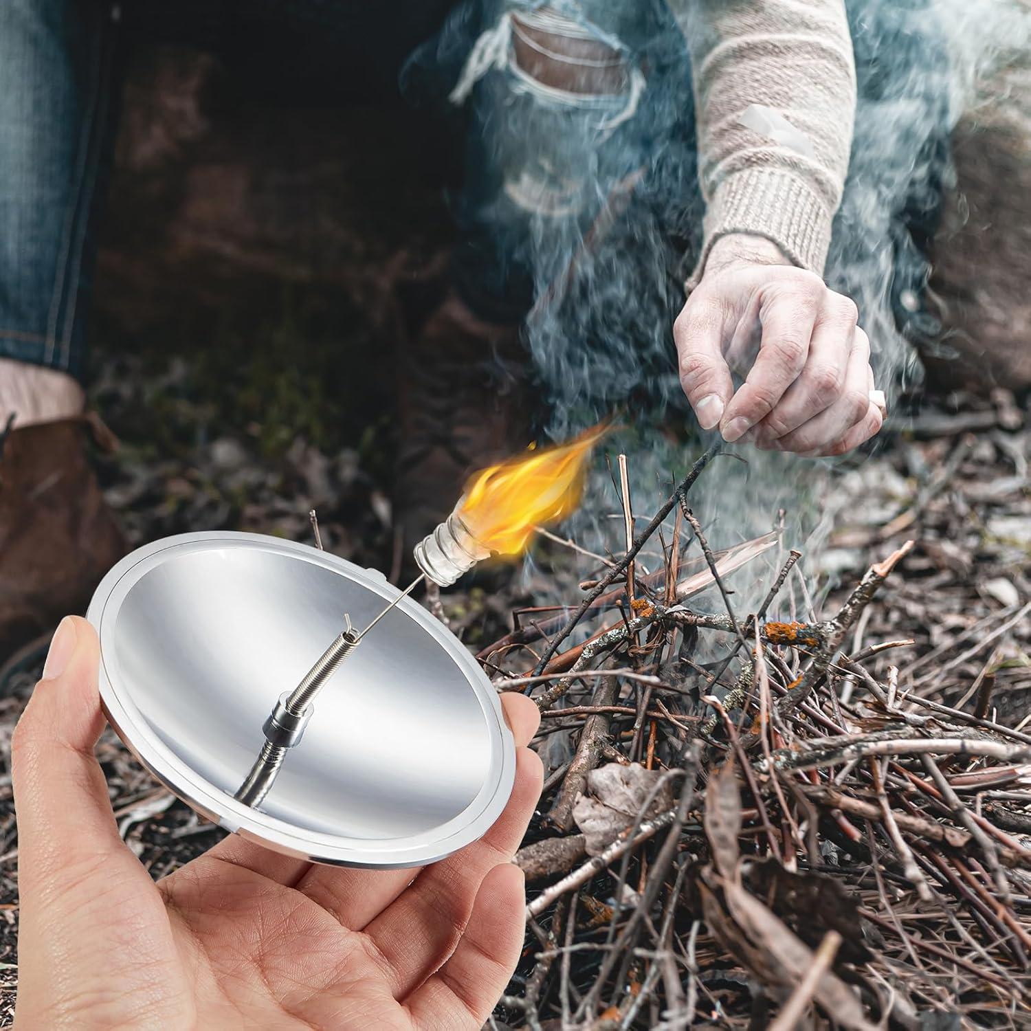 Encendedores Solares de Fuego Maitys - 2 Pcs Herramienta Camping