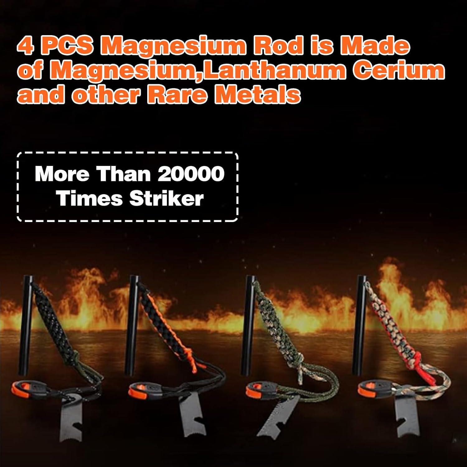 Kit de Iniciador de Fuego Yuztousp 6-en-1 Portátil