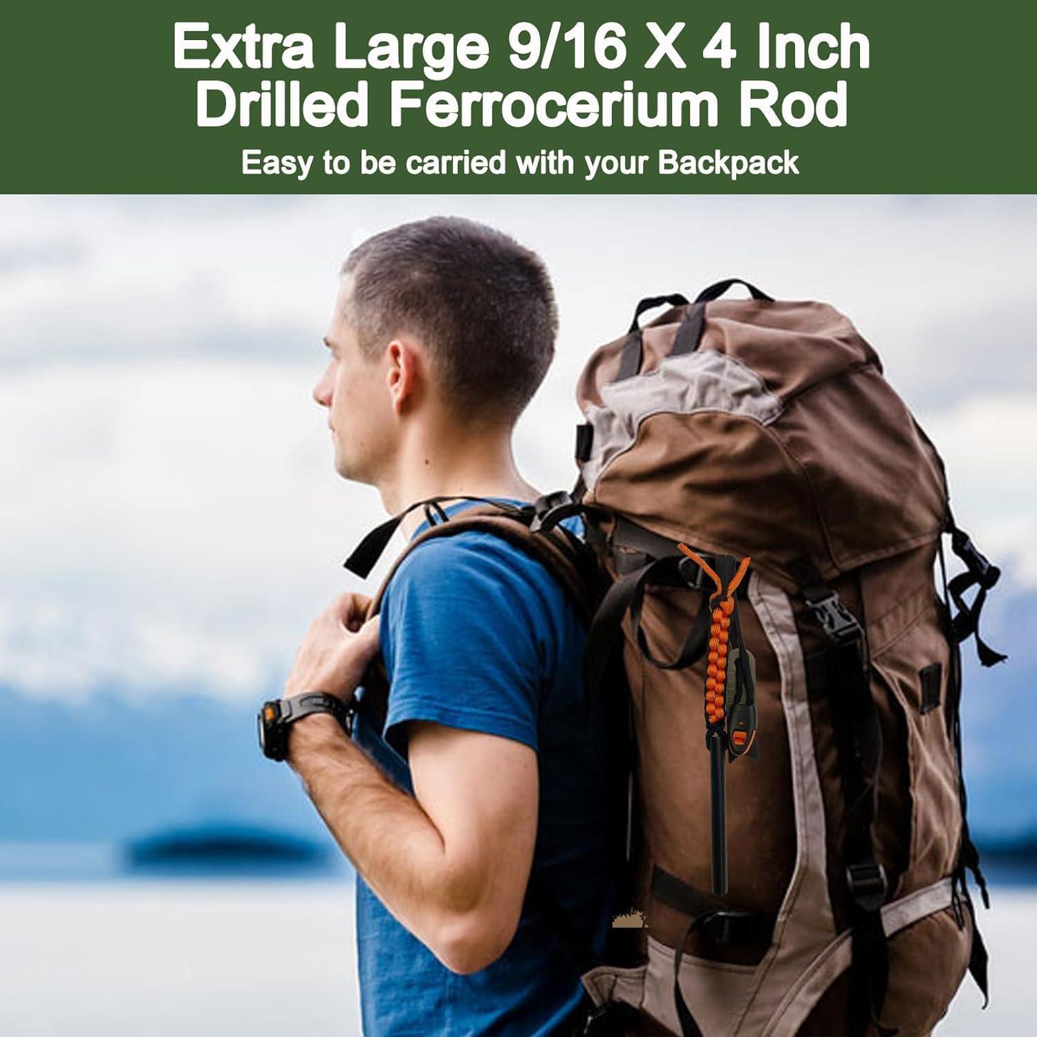 Kit de Iniciador de Fuego Yuztousp 6-en-1 Portátil