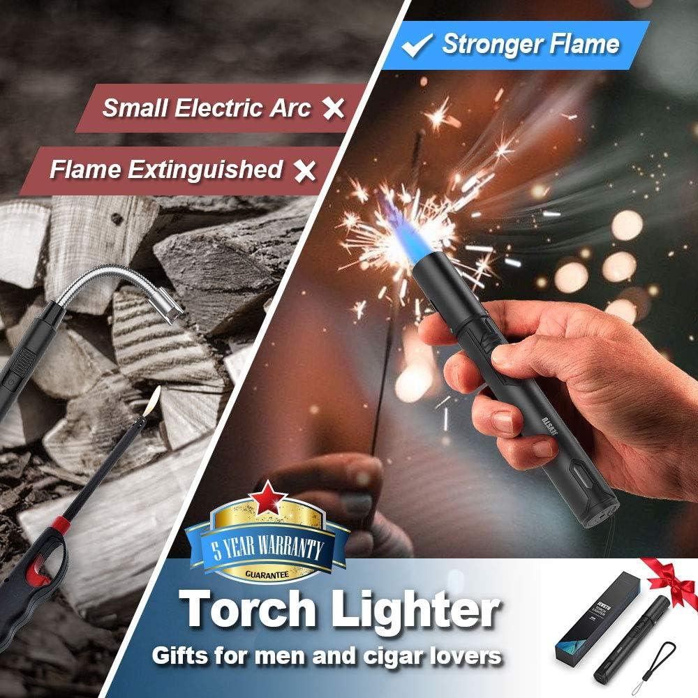 Encendedor de Antorcha JEVSTU Negro Ajustable a Prueba de Viento