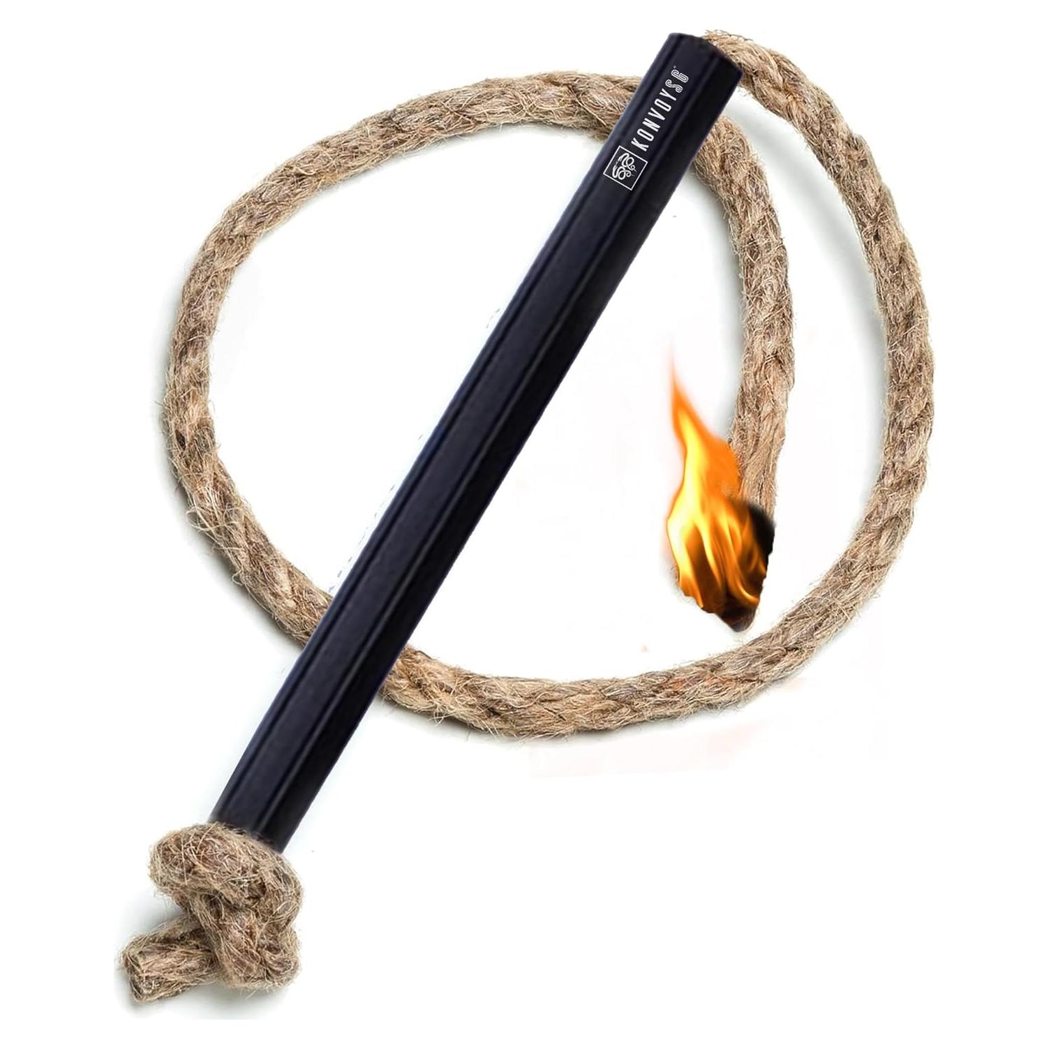 Kit de Inicio de Fuego KonvoySG - Cuerda de Yesca 27,94 cm