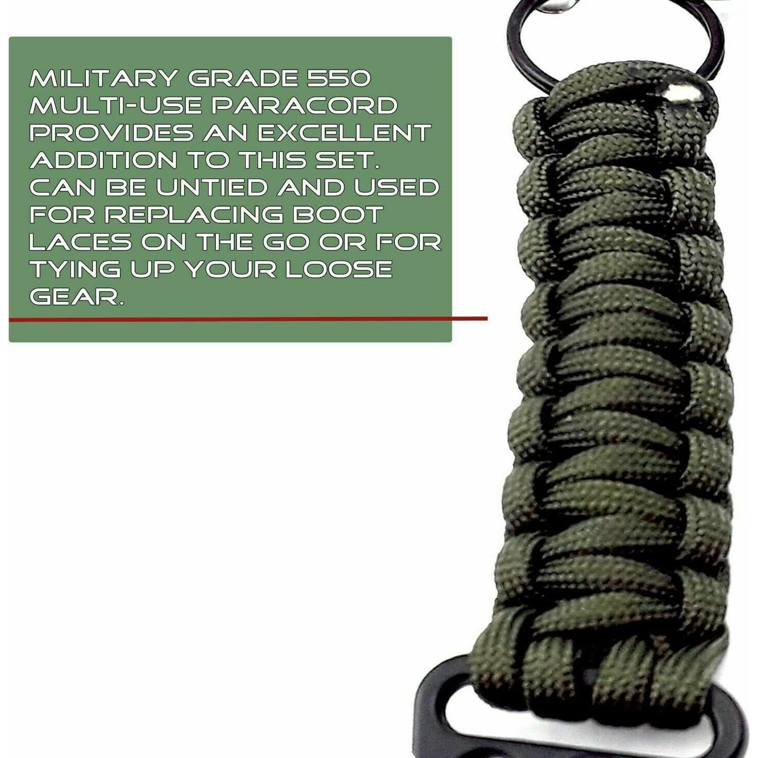 Encendedor de Fuego AYIN Táctico Ferrocerio 0.95 cm Paracord