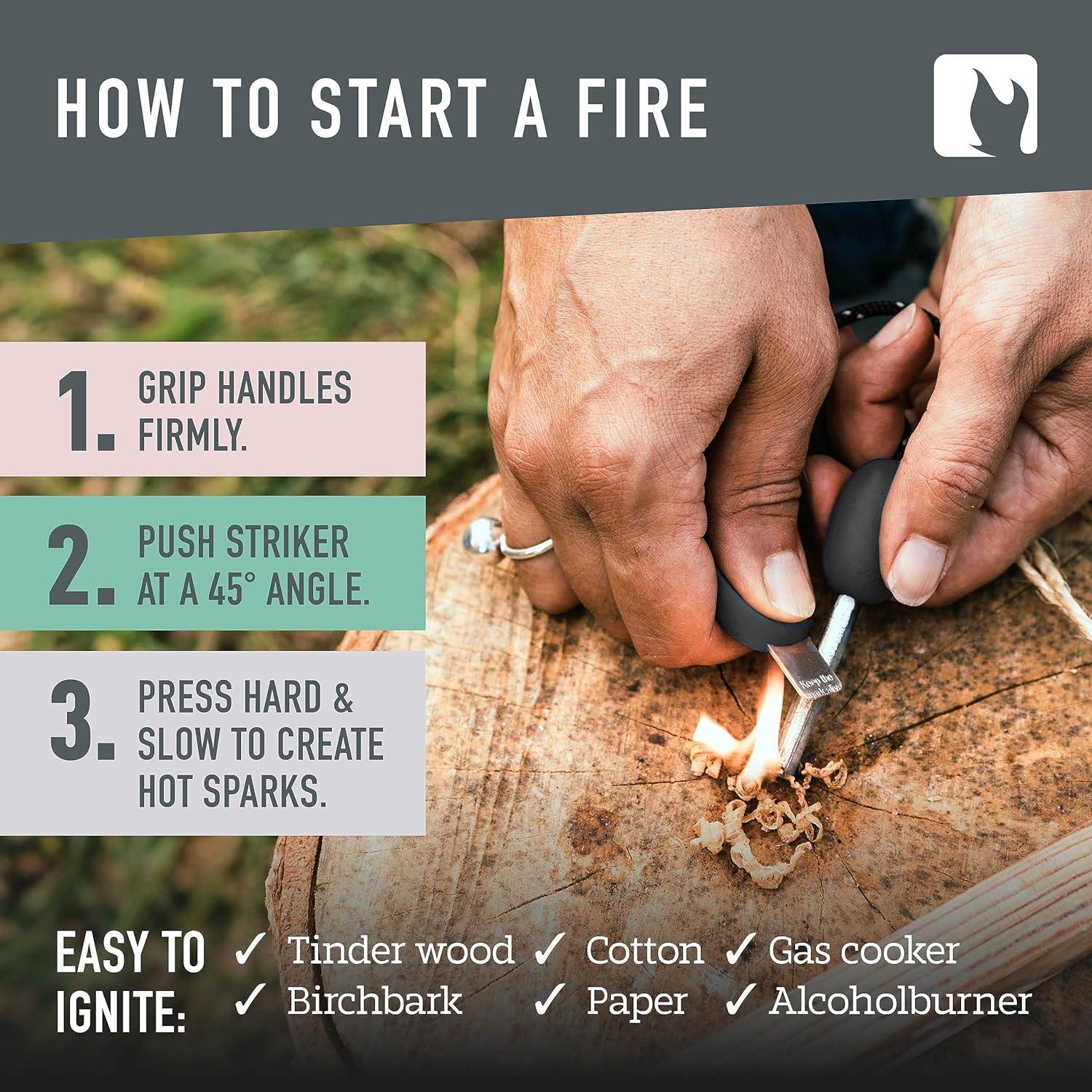 Encendedor de fuego Light My Fire FireSteel Army - 12,000 golpes