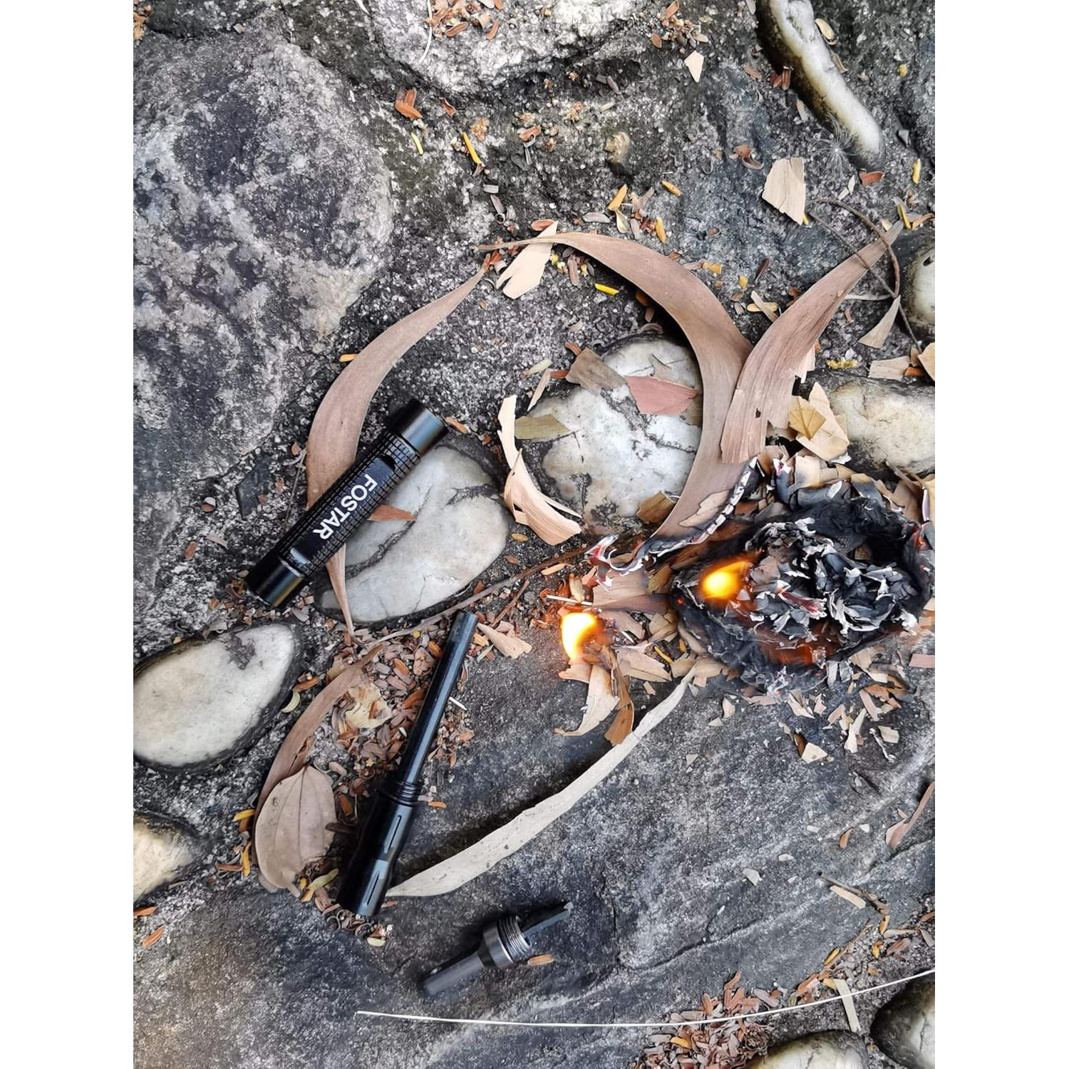 Varillas de Fuego FOSTAR 2PCS Ferrocerio Reemplazable 0.64x5.08cm