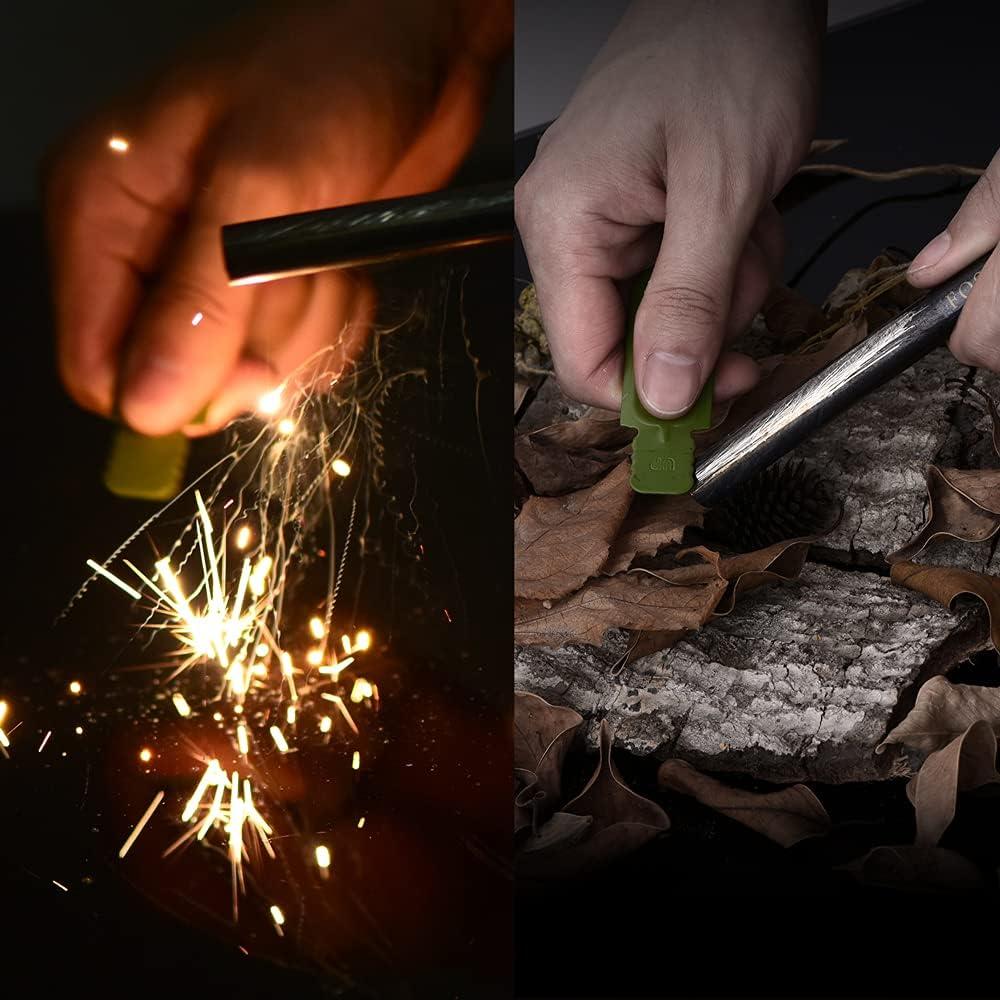 Encendedor de Emergencia FOSTAR Ferrocerio con Silbato y Paracord