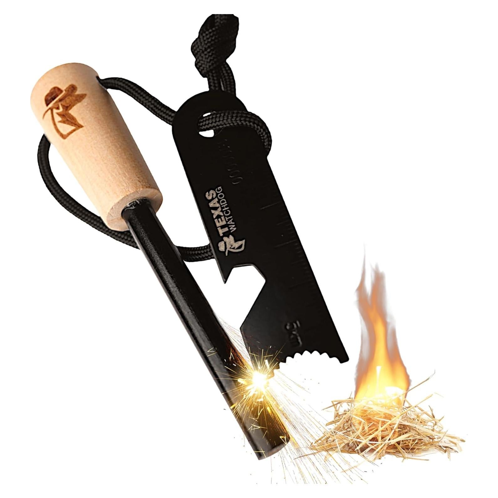 Kit Encendedor de Fuego Texas Watch Dog - Ferrocerio y Acero