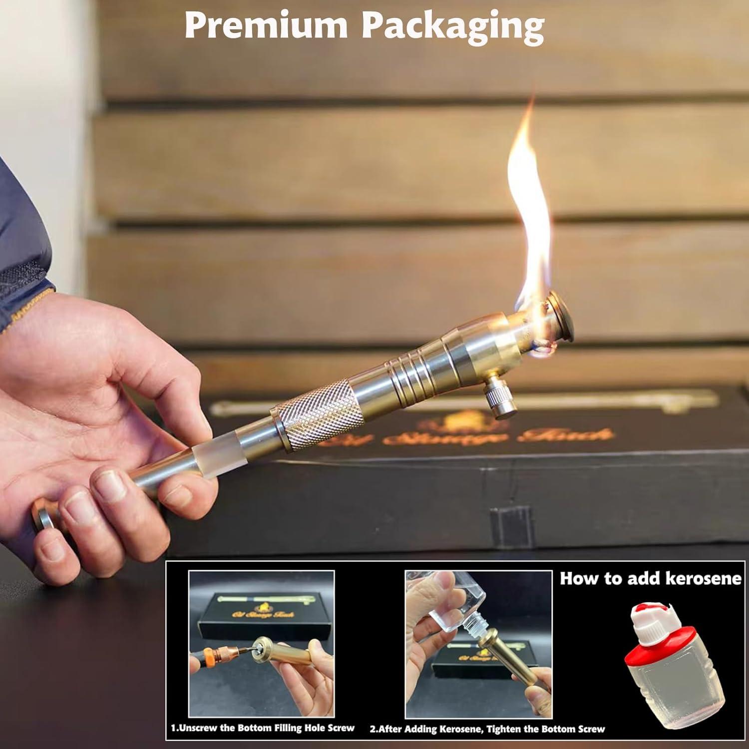 Encendedor de Trinchera XQBBIDM Vintage Cobre Recargable