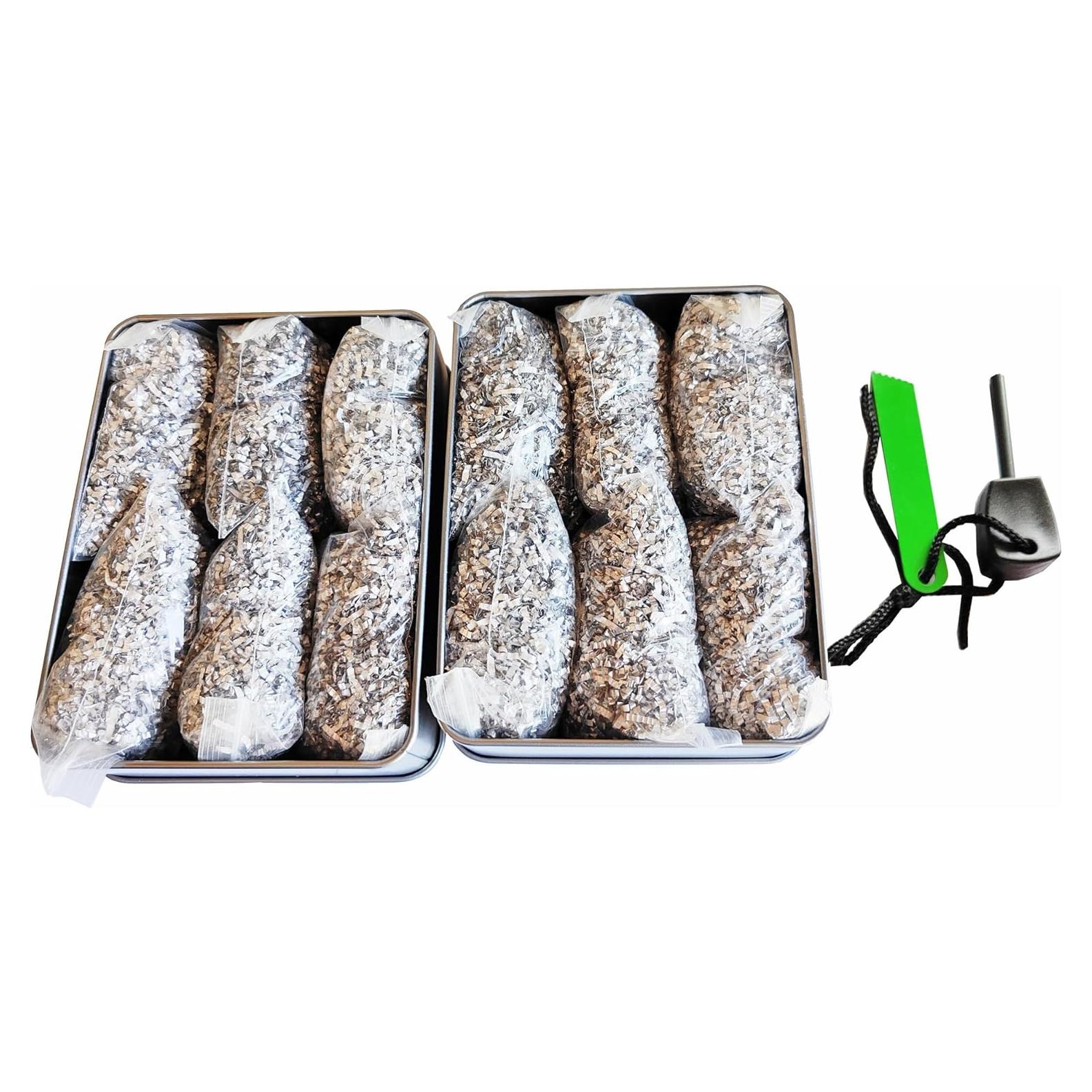 eGreen Kit de Emergencia de Magnesio 12 Bolsas + 2 Latas