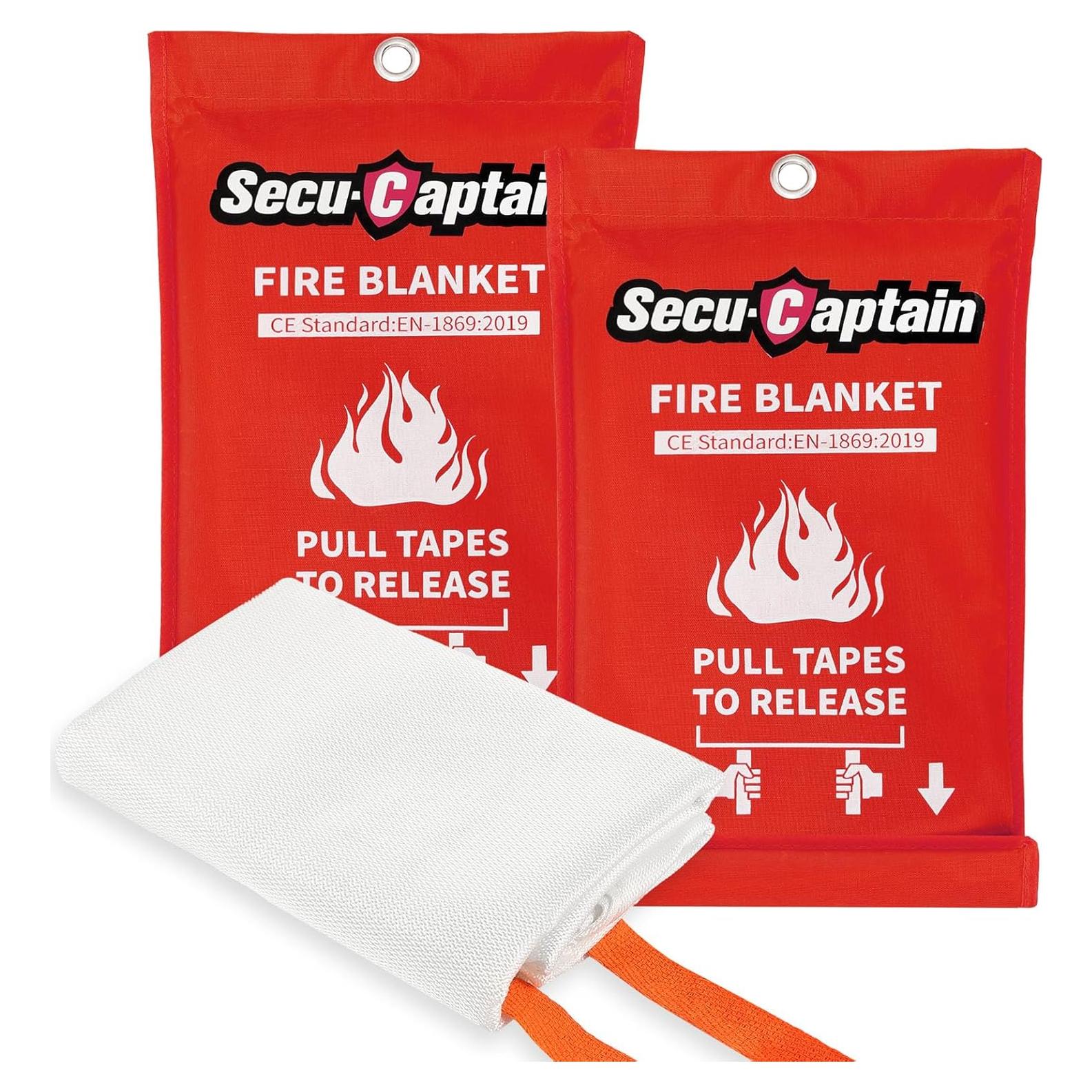 Manta de Fuego SecuCaptain 2 Unidades 101,6 cm x 101,6 cm