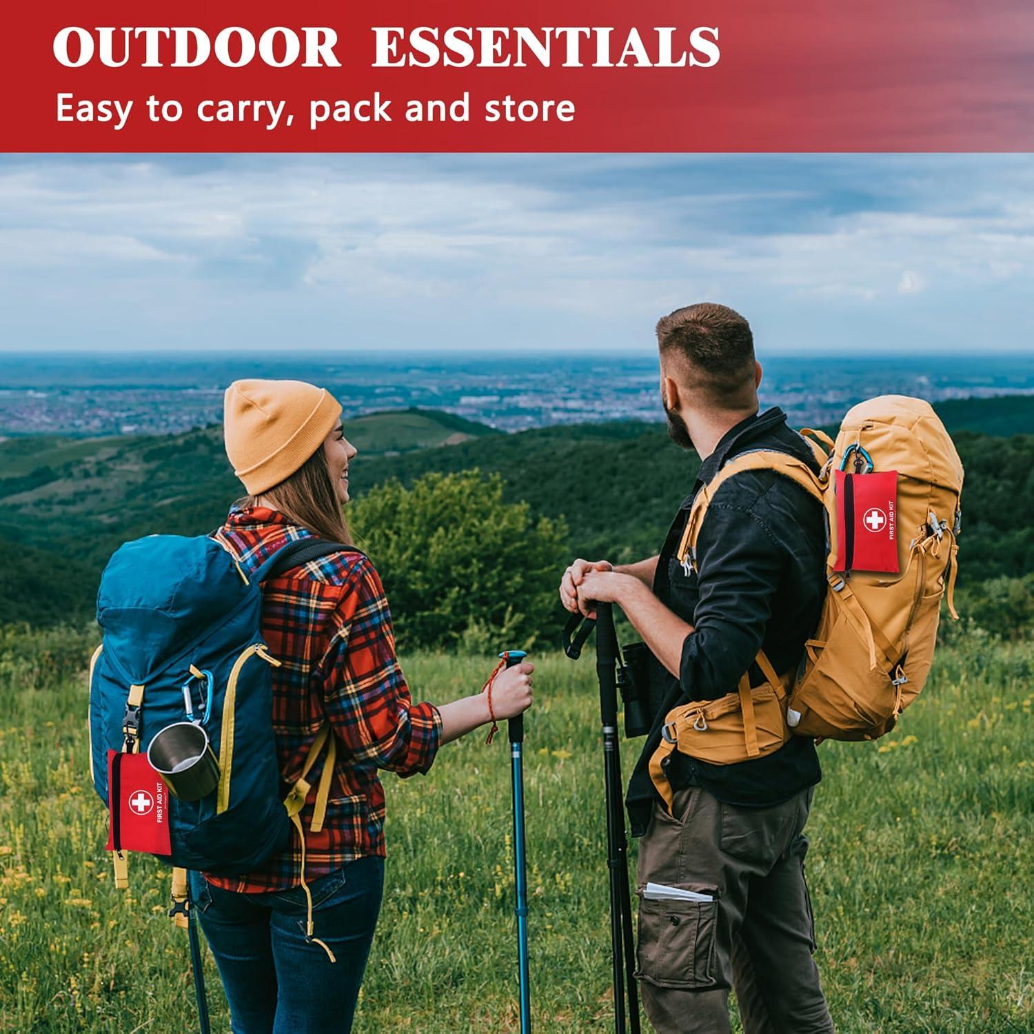 Mini Kit de Primeros Auxilios Atickyaid 140 Piezas Portátil