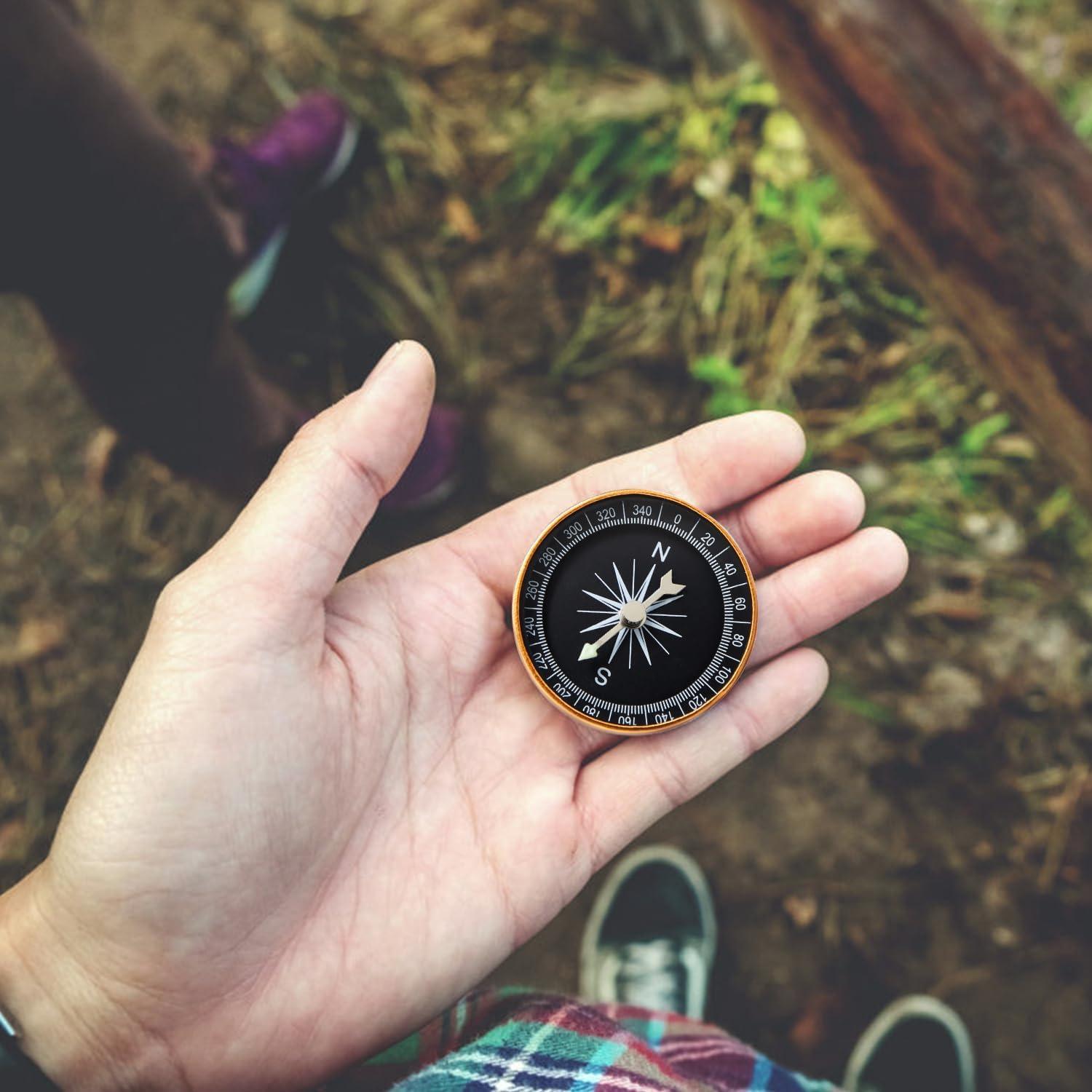 Emergency Sleeping Bag, Portable Emergency Blanket Thermal Bivy Sack, Waterproof Lightweight Survival Gear with Compass for Camping Hiking Outdoor Adventure