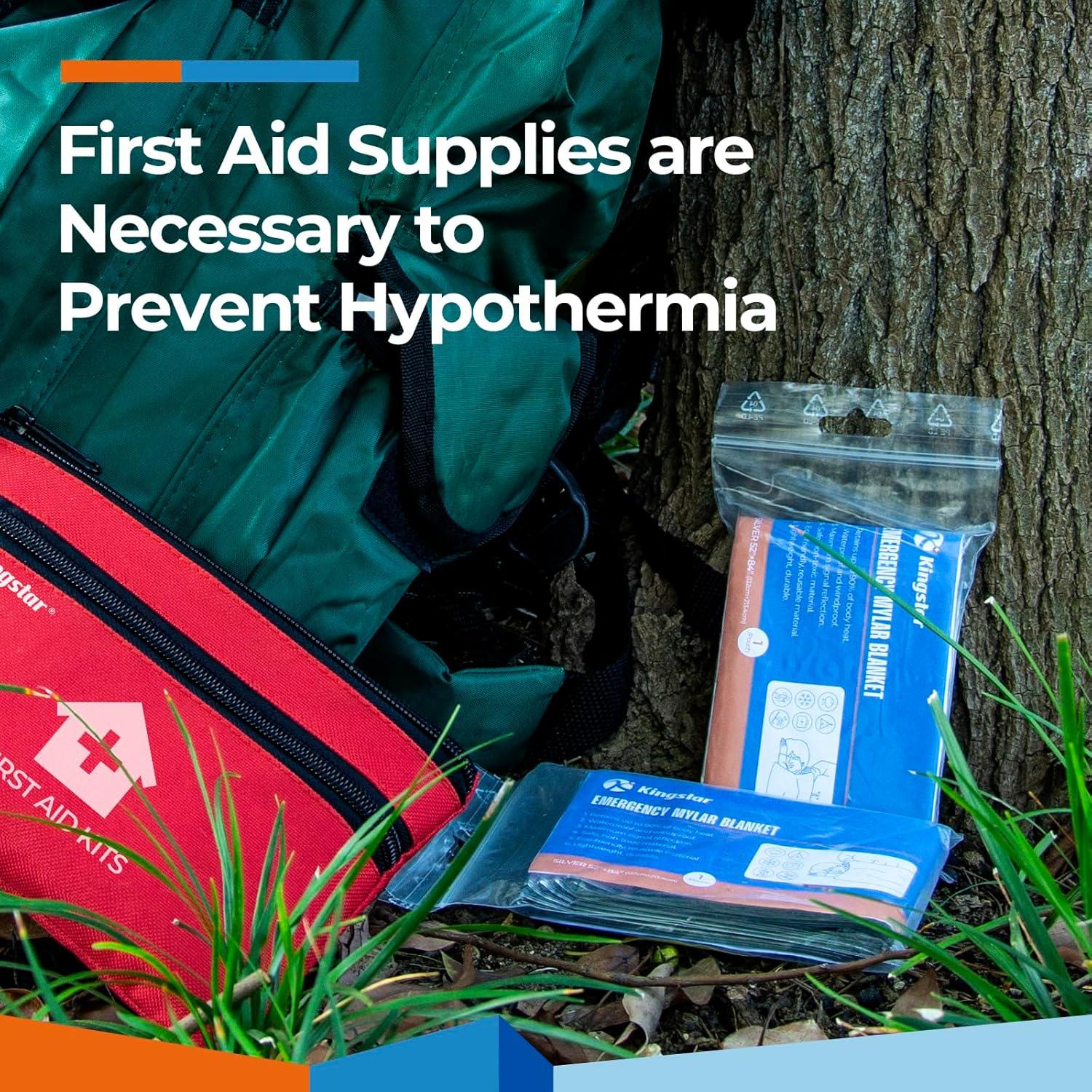 Mantitas Térmicas Mylar K Kingstar 4 Paquetes 213x132 cm