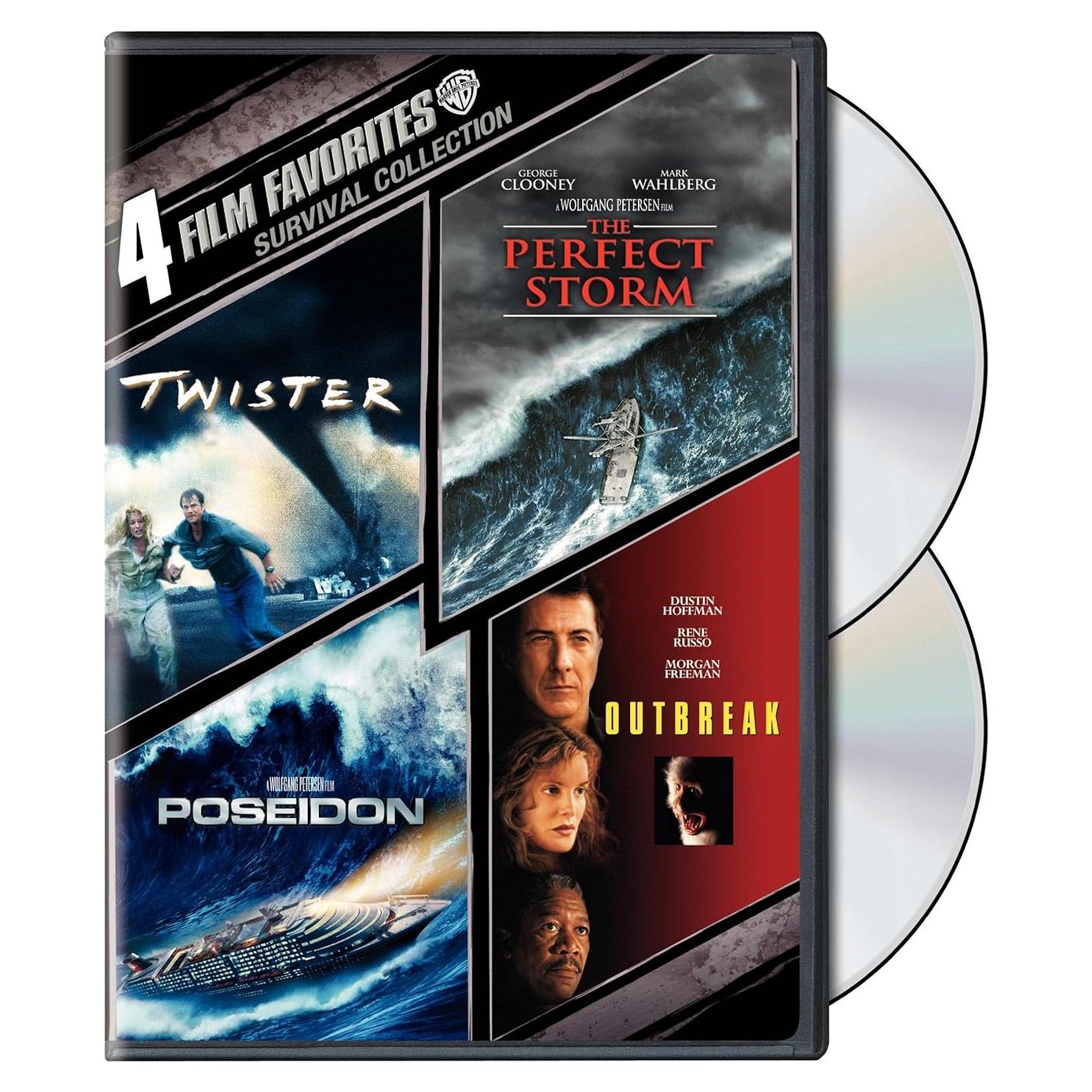 4 Películas de Supervivencia en DVD - Warner Bros