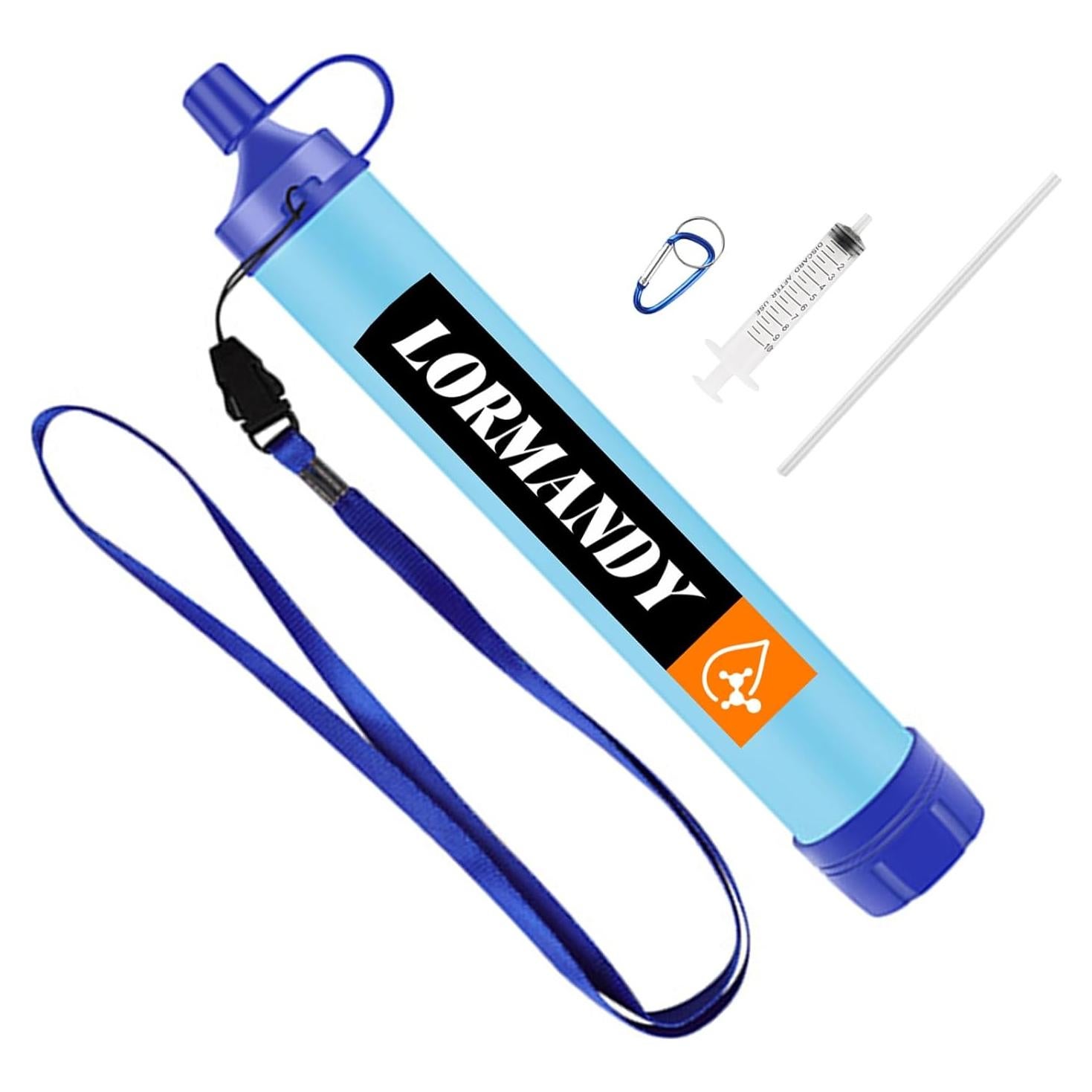 Filtro de Agua Personal Lormandy Mini Portátil 0.01 micrones