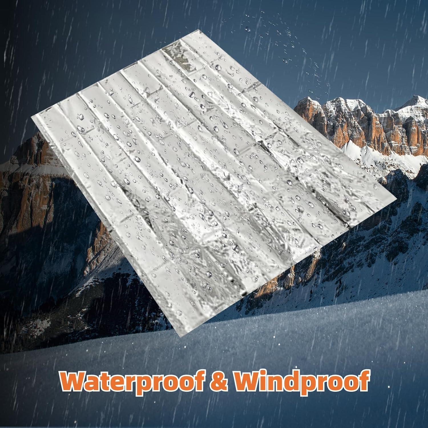 Paquete de 10 mantas térmicas Mylar Phafaloop 213x132 cm