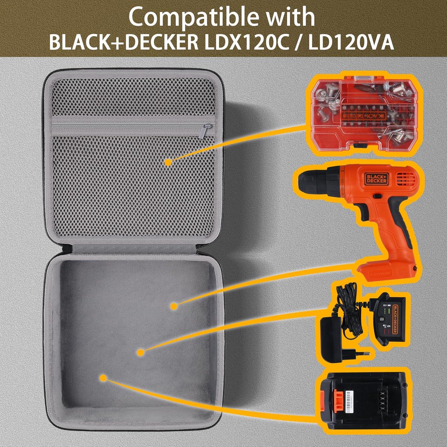 Funda Dura co2CREA para Taladro BLACK+DECKER LDX120C