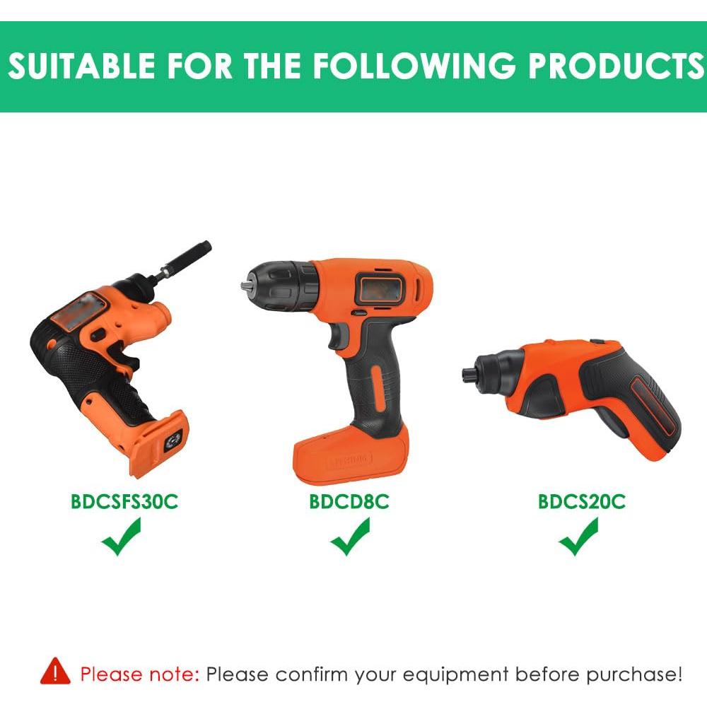 Cargador USB Mrgru 90627870-01 para Taladro Black and Decker