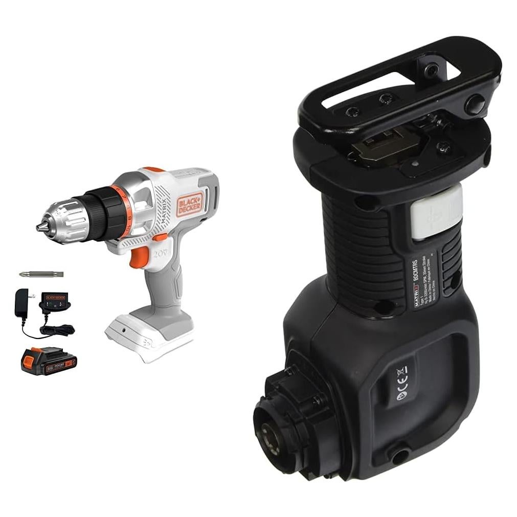 Taladro Inalámbrico BLACK+DECKER 20V con Sierra Recíproca