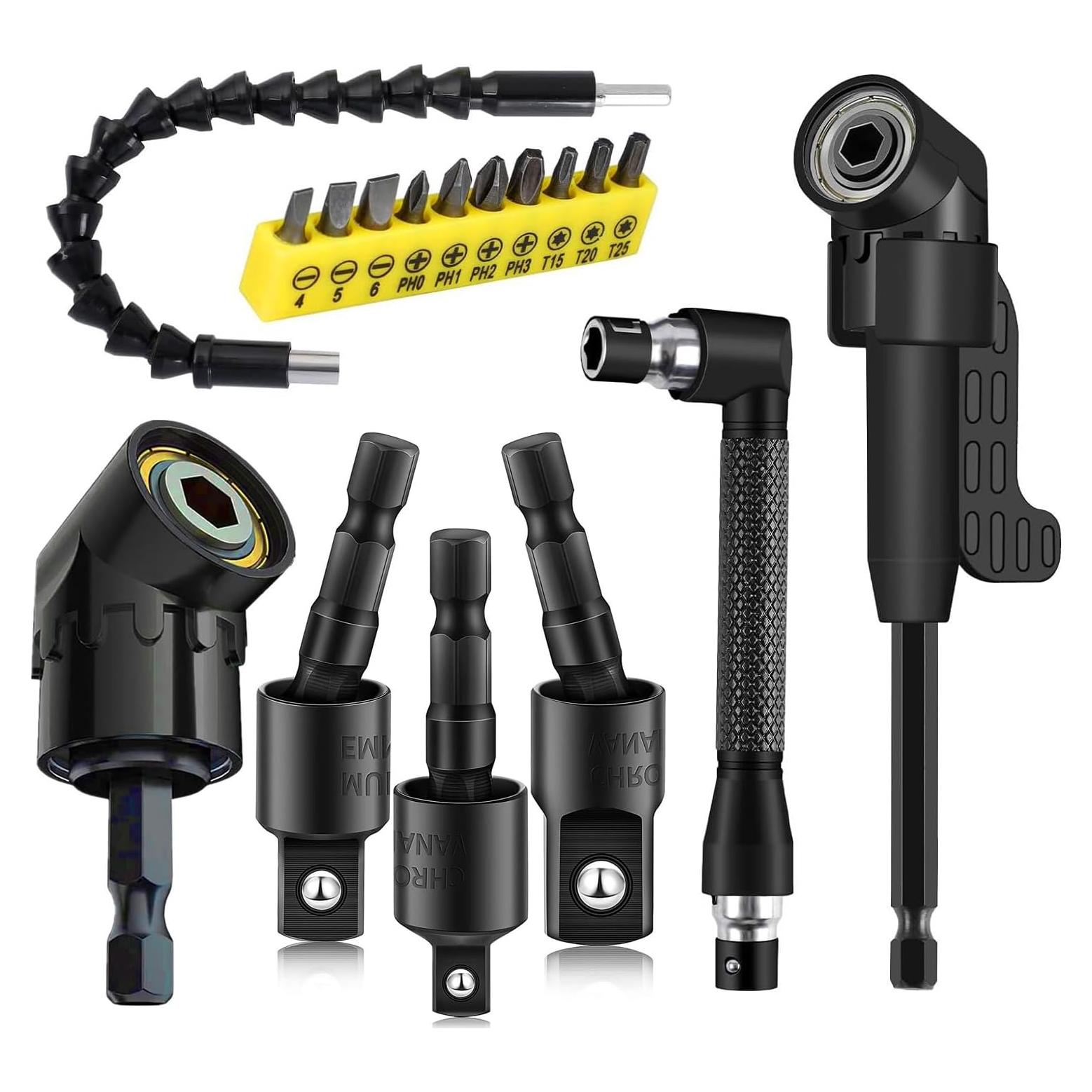 Set 17 Piezas de Extensión de Broca Flexible CIGOTU