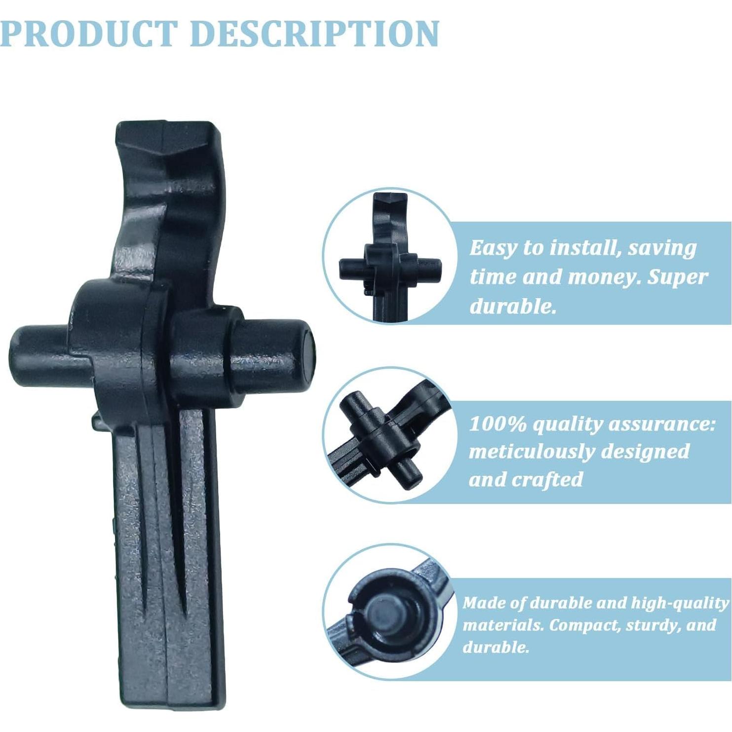 Clip de Tubo para Llave de Impacto HNF 2 Pcs Compatible DeWalt