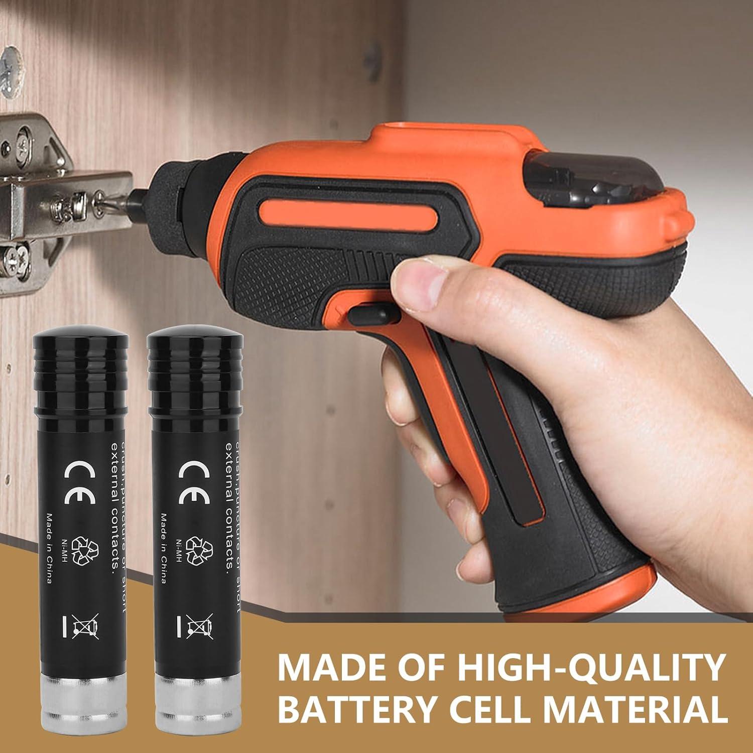 Baterías de Reemplazo Munikind 3.6V 3600mAh para Black & Decker