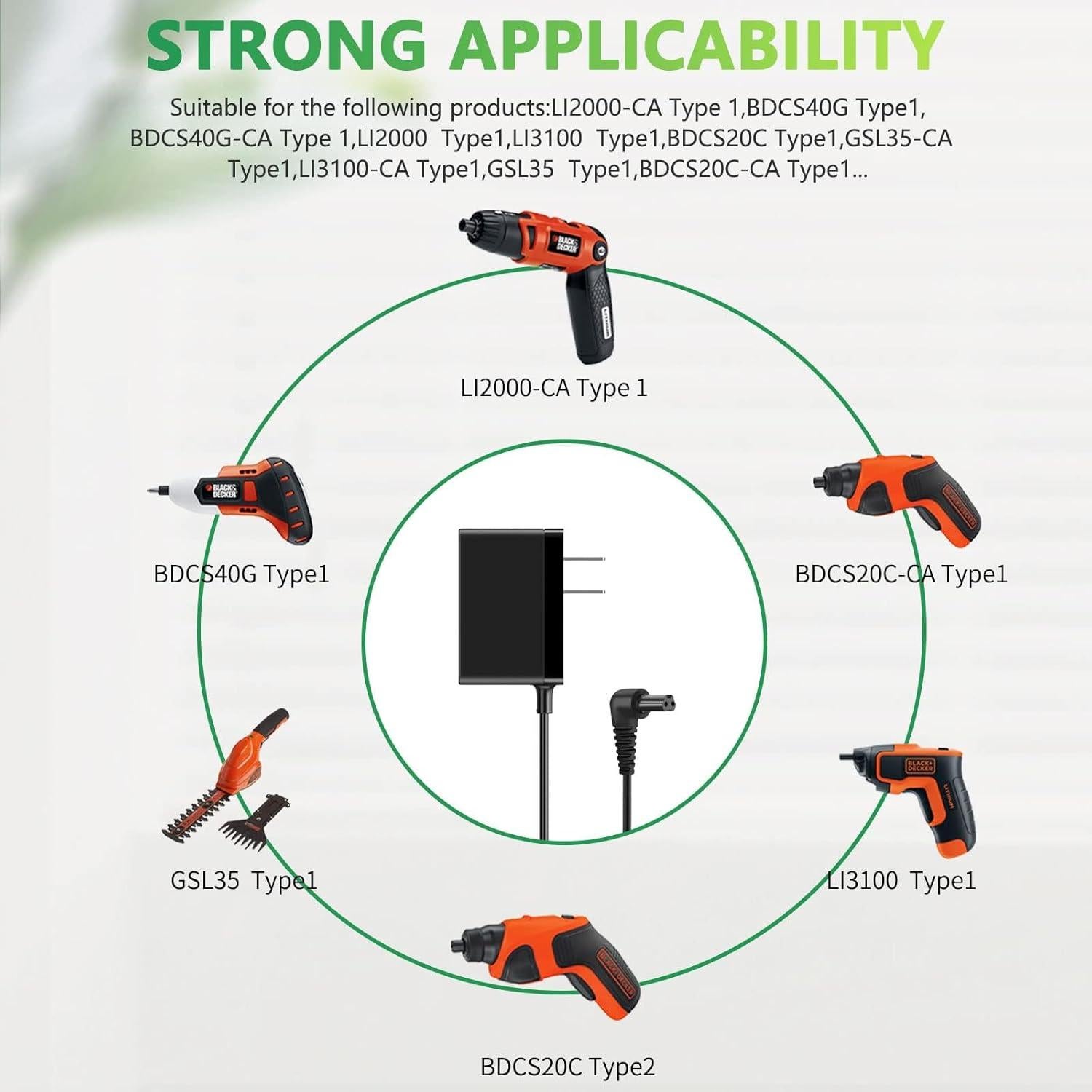 Cargador 10V Czepa para Destornillador Black Decker LI2000