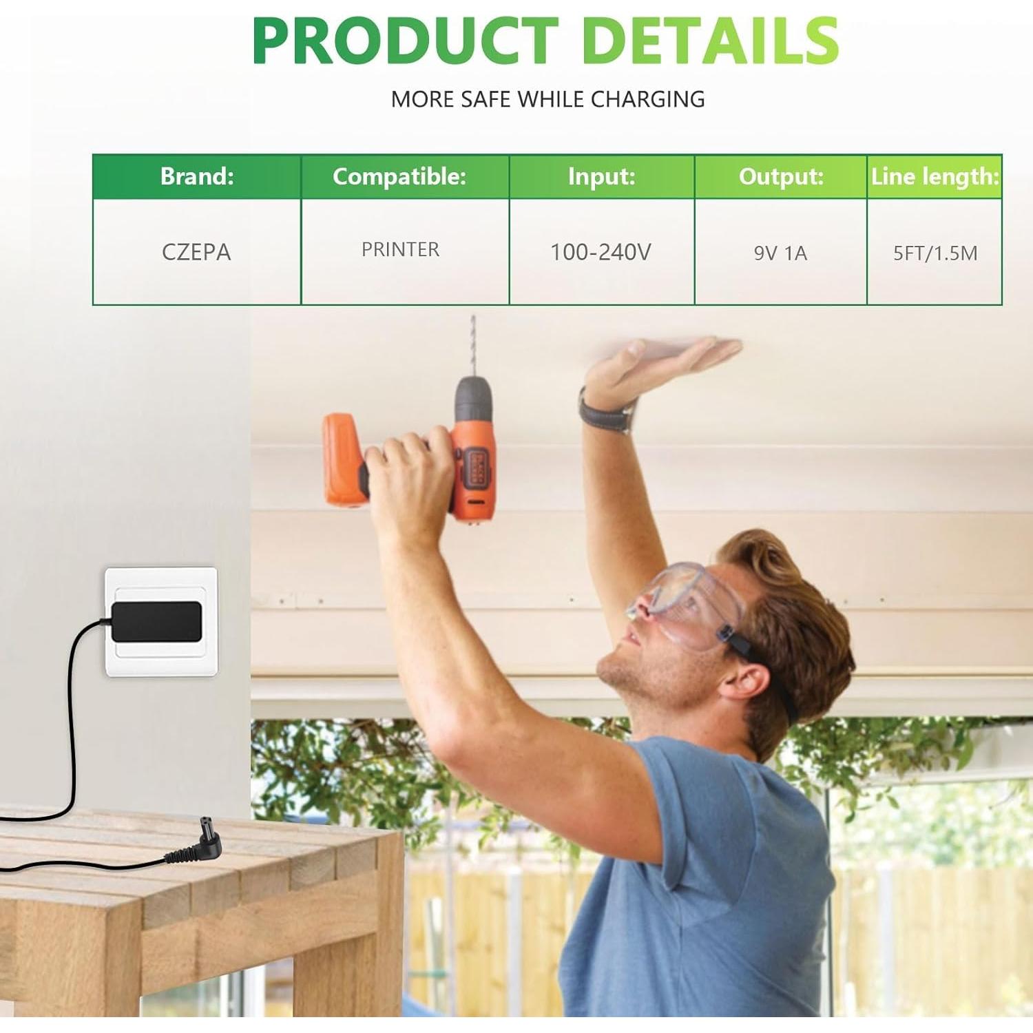 Cargador 10V Czepa para Destornillador Black Decker LI2000