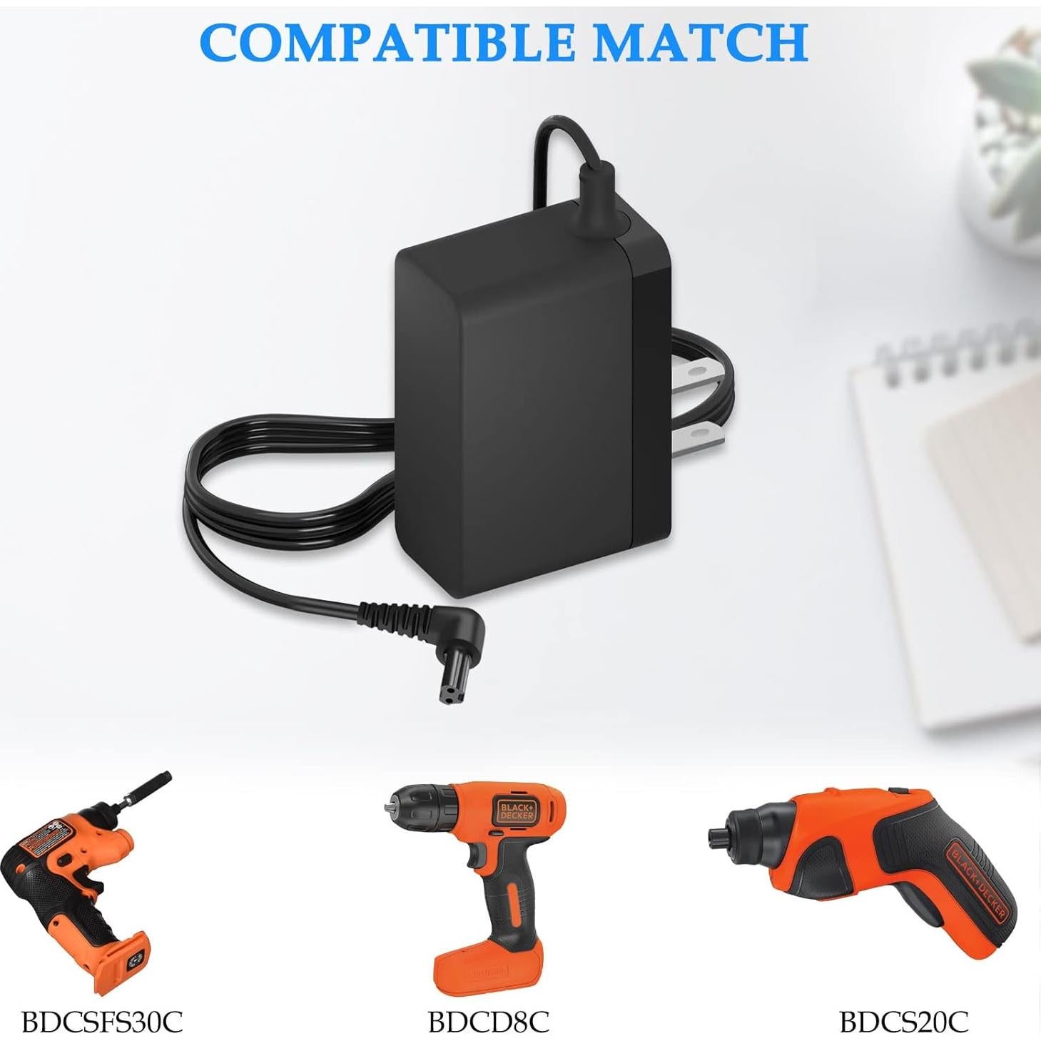 Cargador de Mano MULTIM 15V Compatible Black & Decker 90627870-01