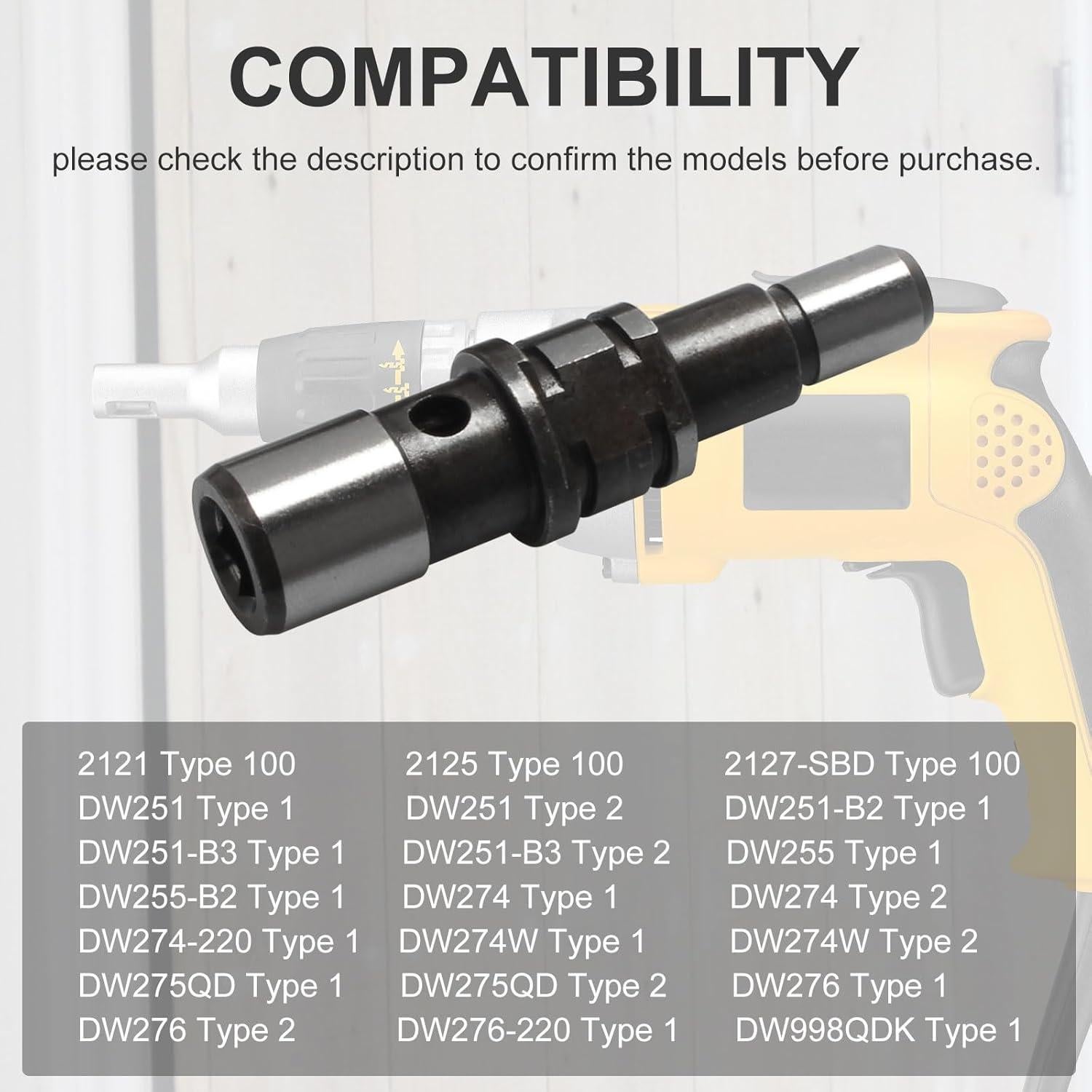 Eje de Salida de Destornillador RMSPO 385861-00 Compatible Dewalt