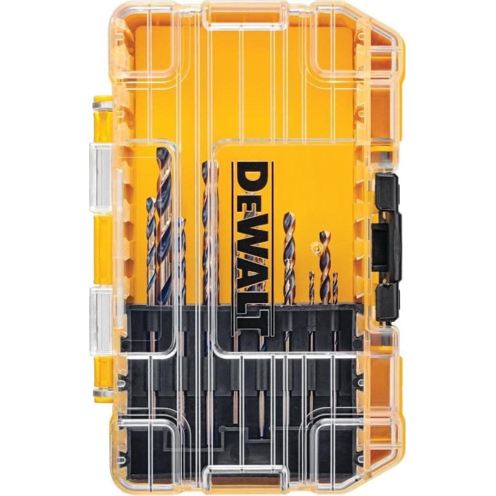 Juego de Brocas DEWALT DW1163, 13 Piezas, Óxido Negro