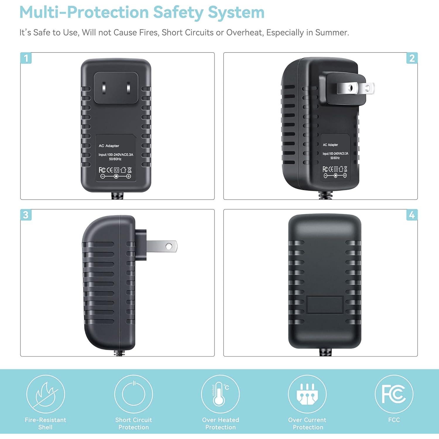 Cargador AC SLLEA 15V para Black & Decker 12V Ni-Cad