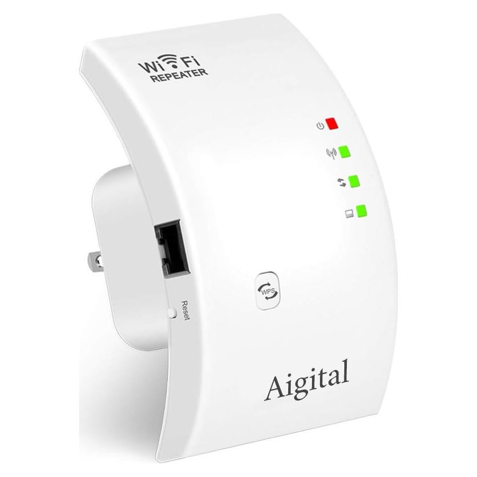 Extensor de WiFi Inalámbrico Aigital 300Mbps 2.4GHz con Ethernet