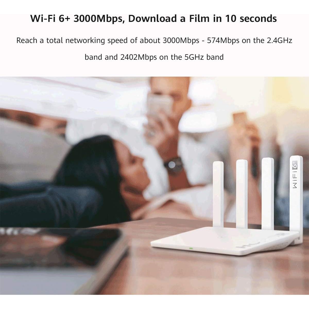 Router Inalámbrico HONOR 3 WiFi 6 Plus 3000Mbps Doble Núcleo