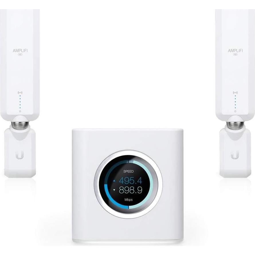 Sistema WiFi AmpliFi HD Ubiquiti, Router Mesh 220V, 2 Puntos
