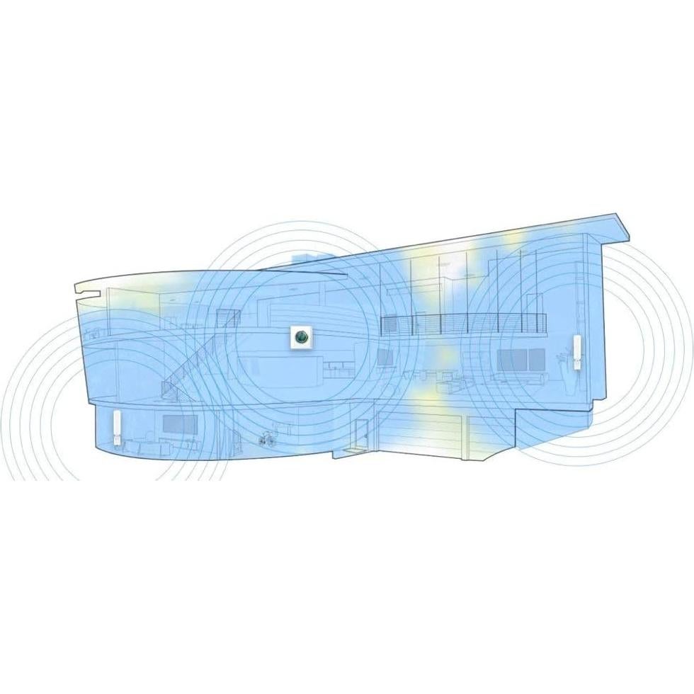 Sistema WiFi AmpliFi HD Ubiquiti, Router Mesh 220V, 2 Puntos
