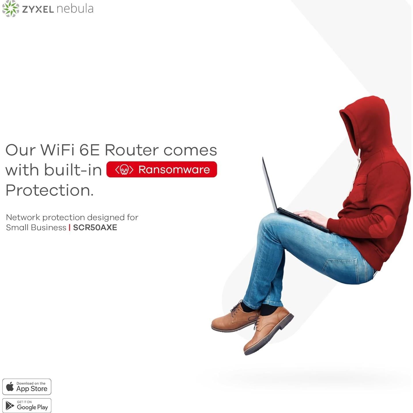 Router Inalámbrico ZYXEL SCR 50AXE WiFi 6E Tri-Banda 5400 Mbps